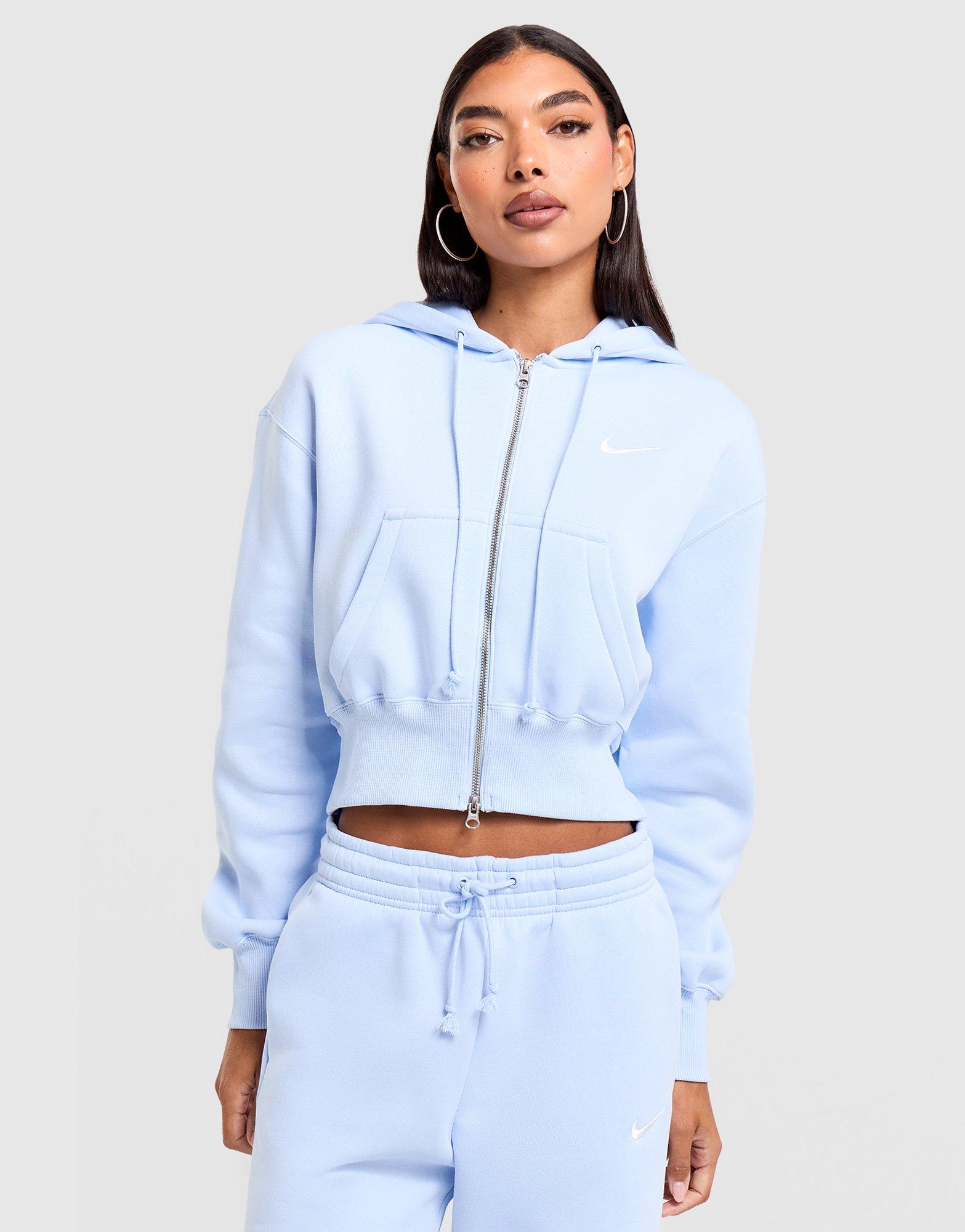 Nike Trend Oversized Crop Full-Zip Hoodie