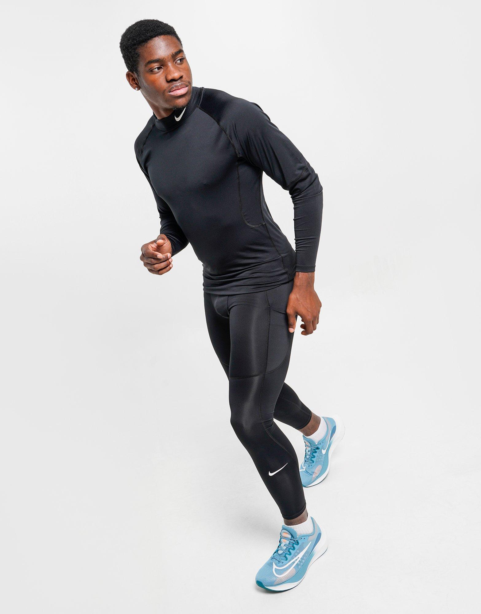 Nike Pro Dri-FIT Mock-Neck Long-Sleeve Top