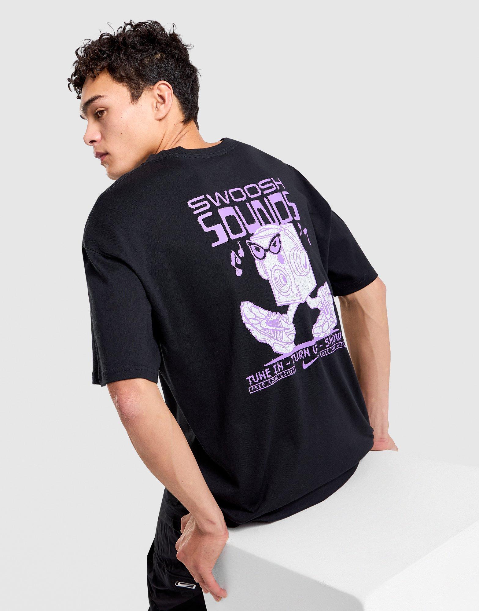 Black Nike Swoosh Sounds T-Shirt - JD Sports Australia
