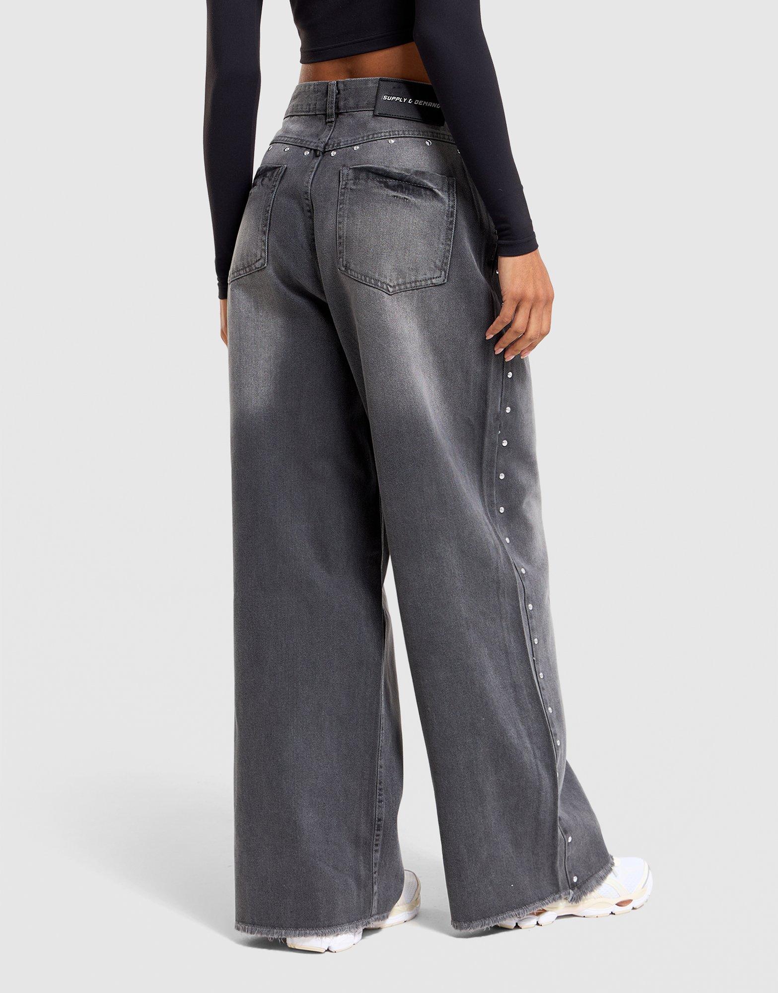 Supply & Demand Studded Denim Jeans