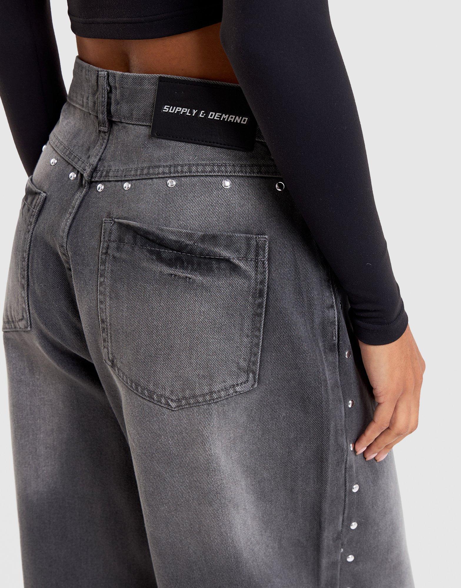Supply & Demand Studded Denim Jeans