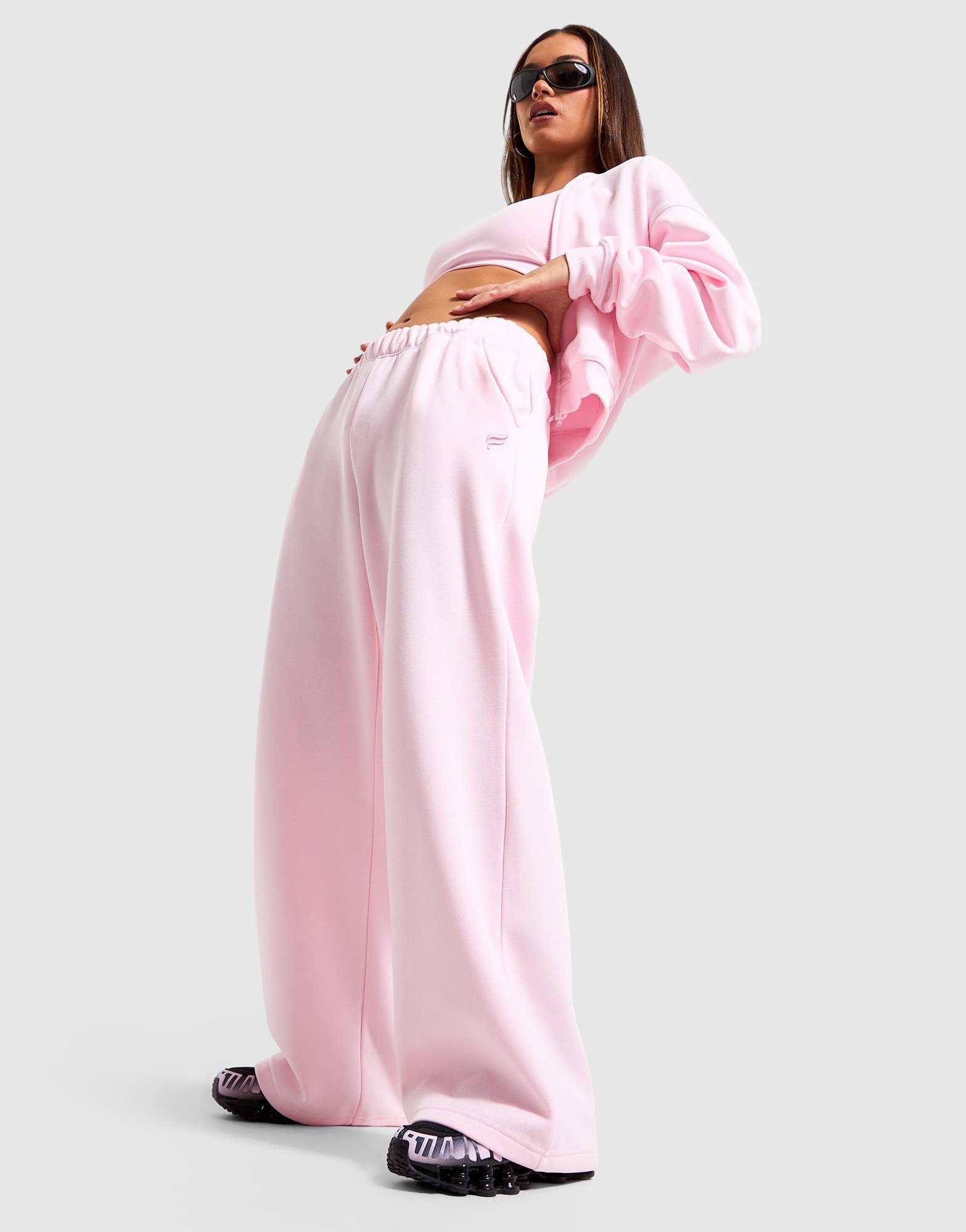 Pink FABLETICS Cozy Fleece Track Pants - JD Sports Australia