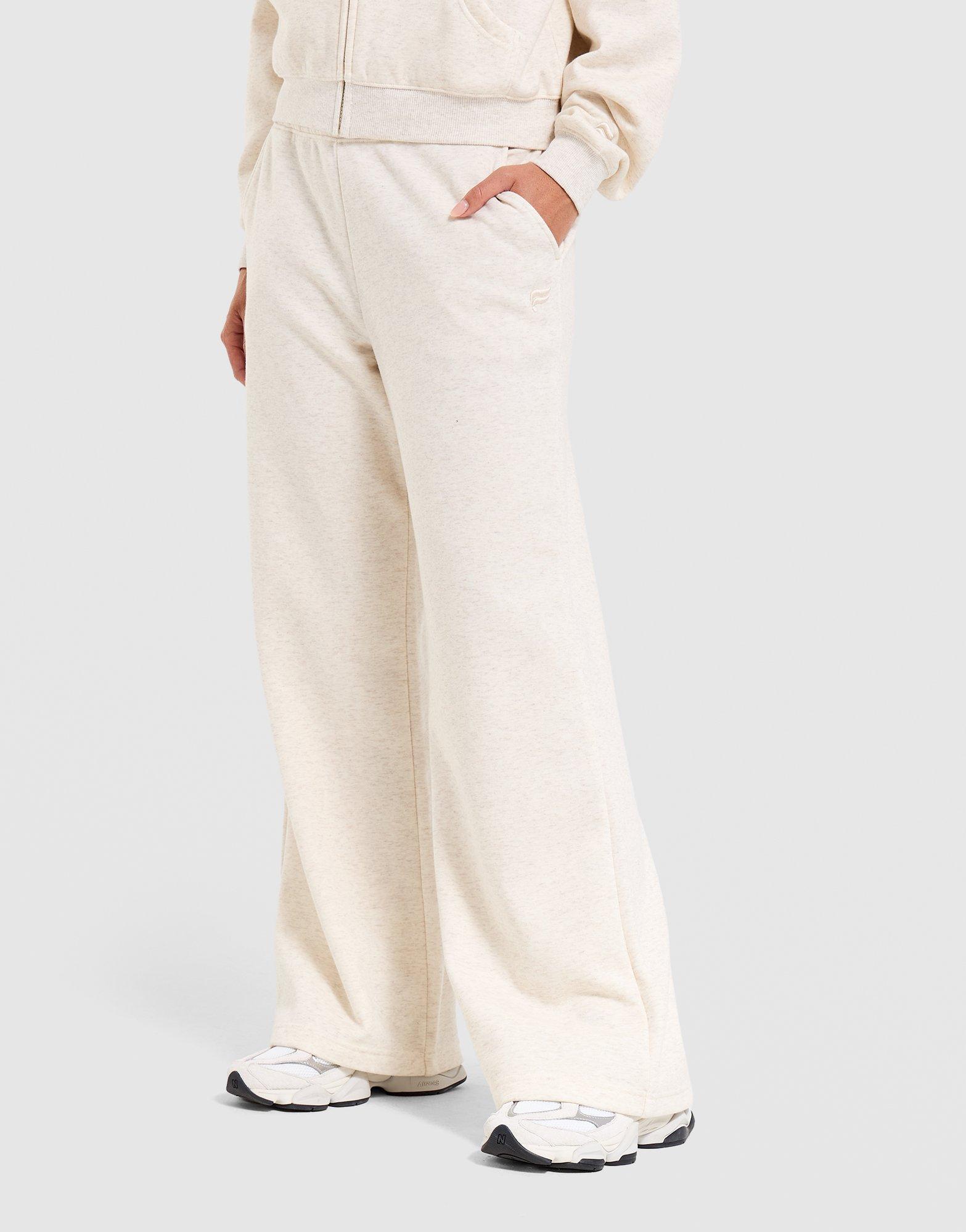 FABLETICS Cozy Fleece Wide-Leg Track Pants