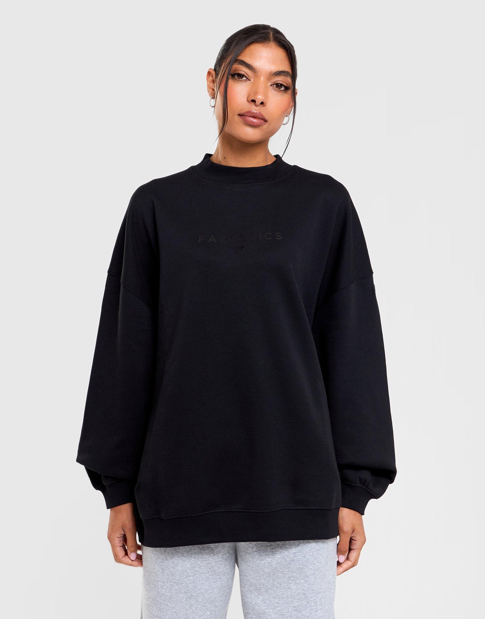 FABLETICS Cozy Fleece Mock Neck Oversized Sweatshirt