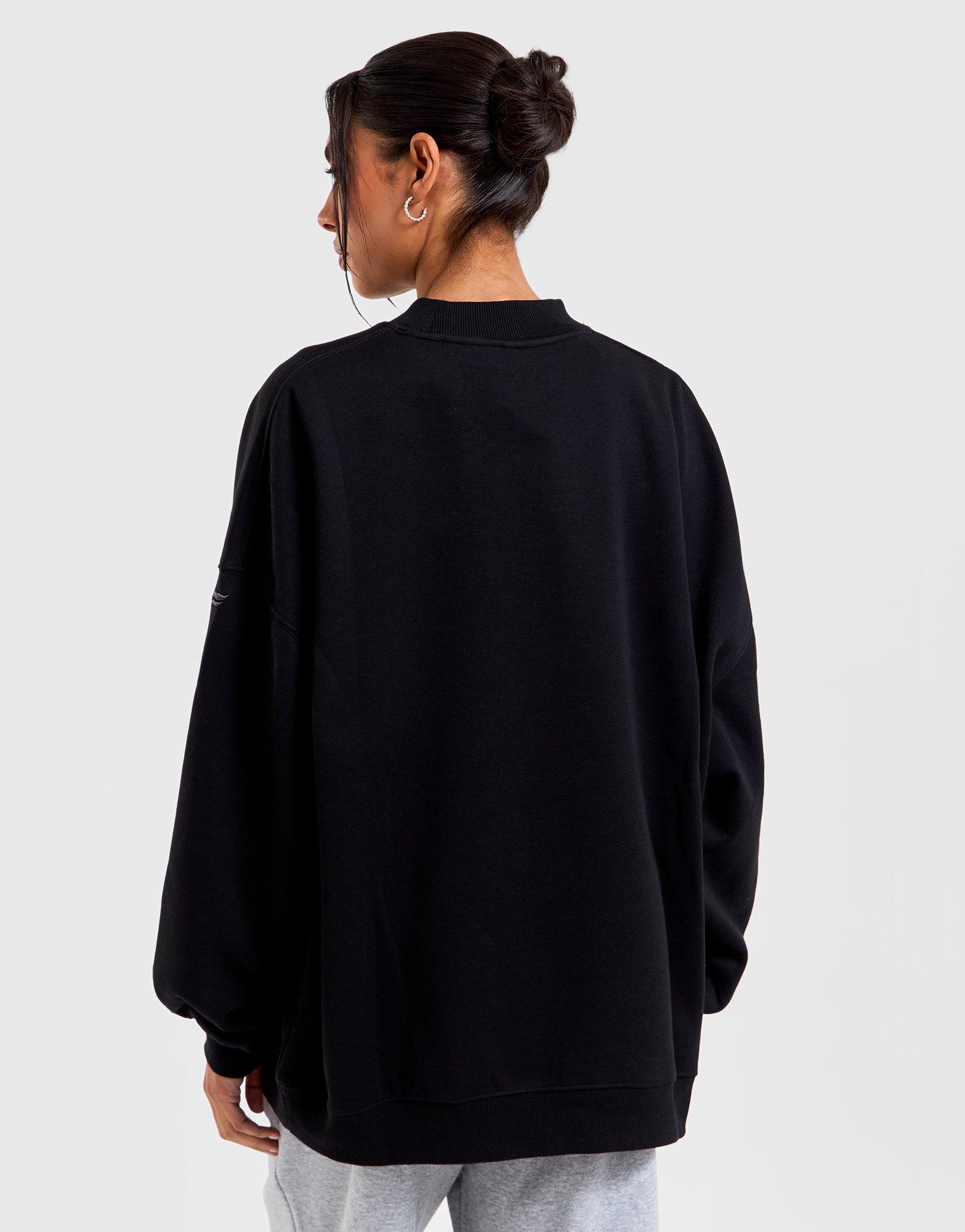 FABLETICS Cozy Fleece Mock Neck Oversized Sweatshirt