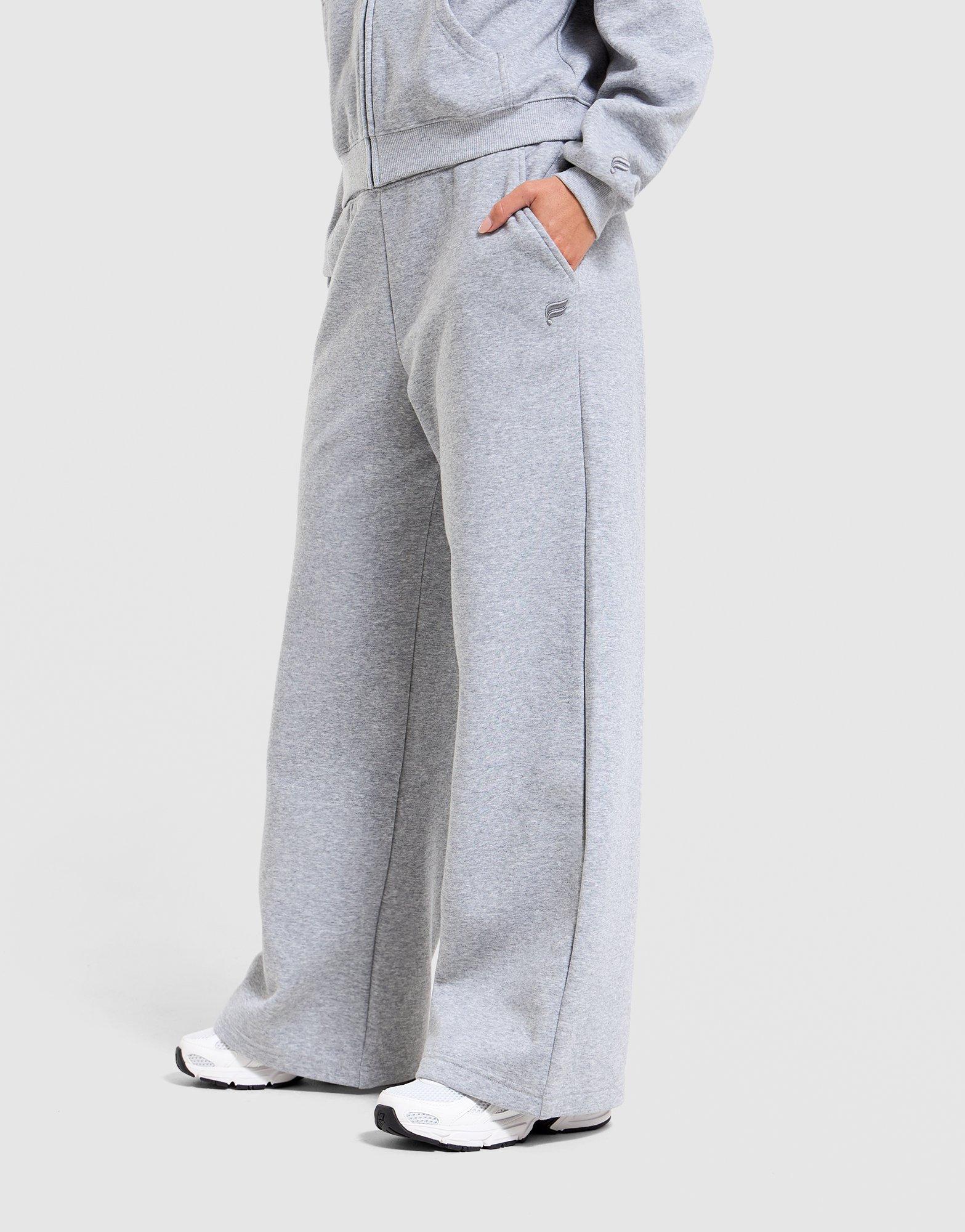 FABLETICS Cozy Fleece Wide-Leg Track Pants