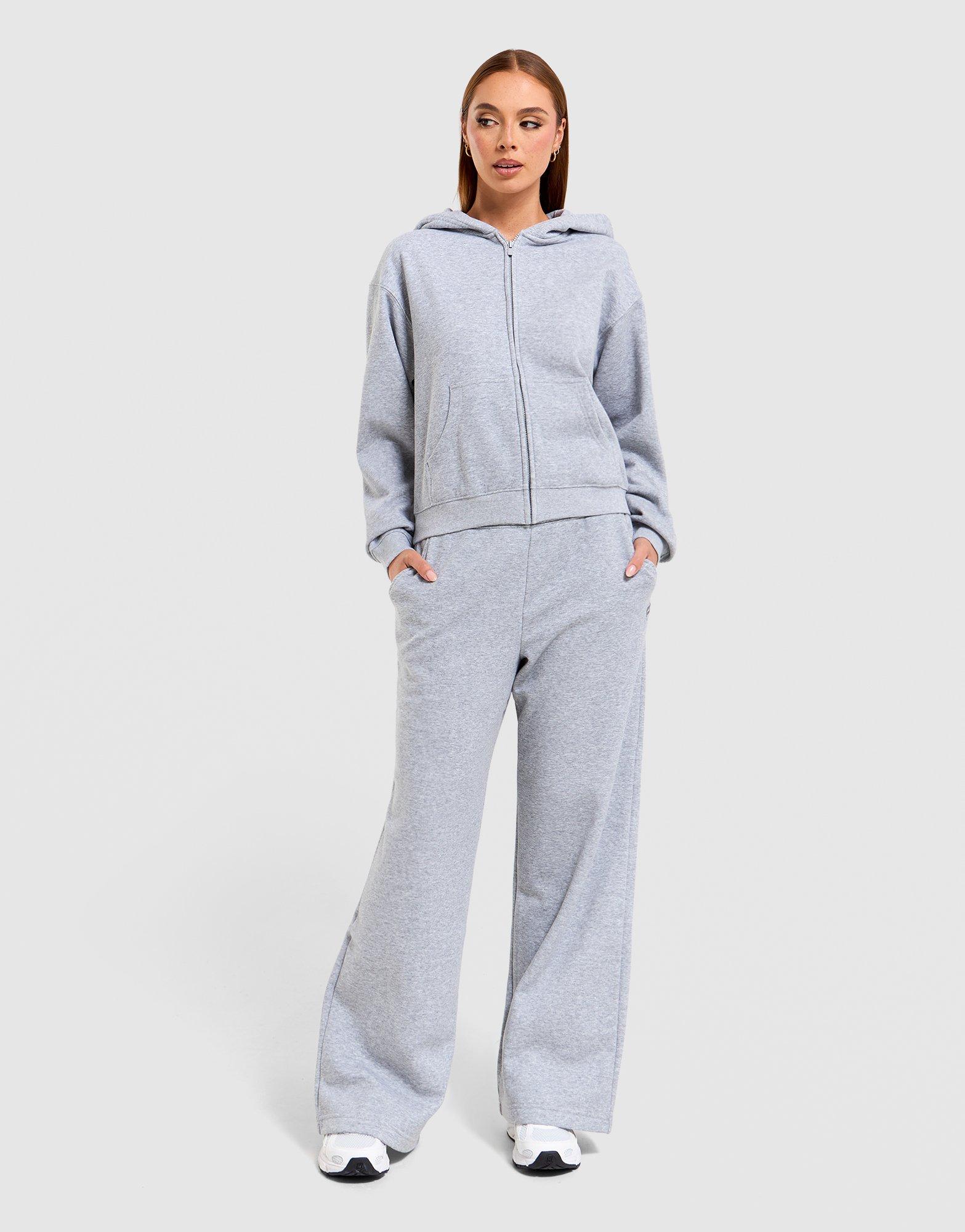 FABLETICS Cozy Fleece Wide-Leg Track Pants