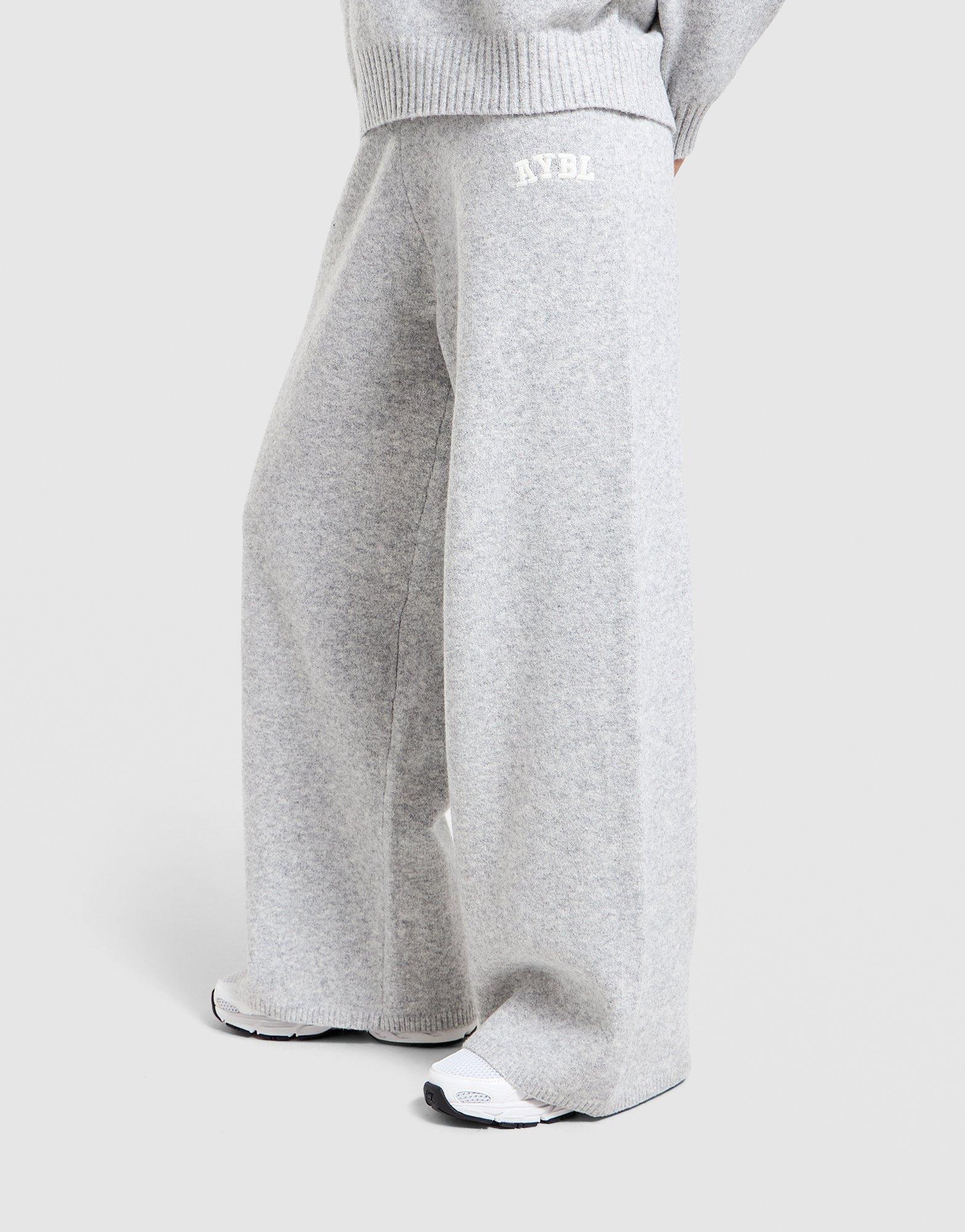 AYBL Varsity Knitted Wide Joggers
