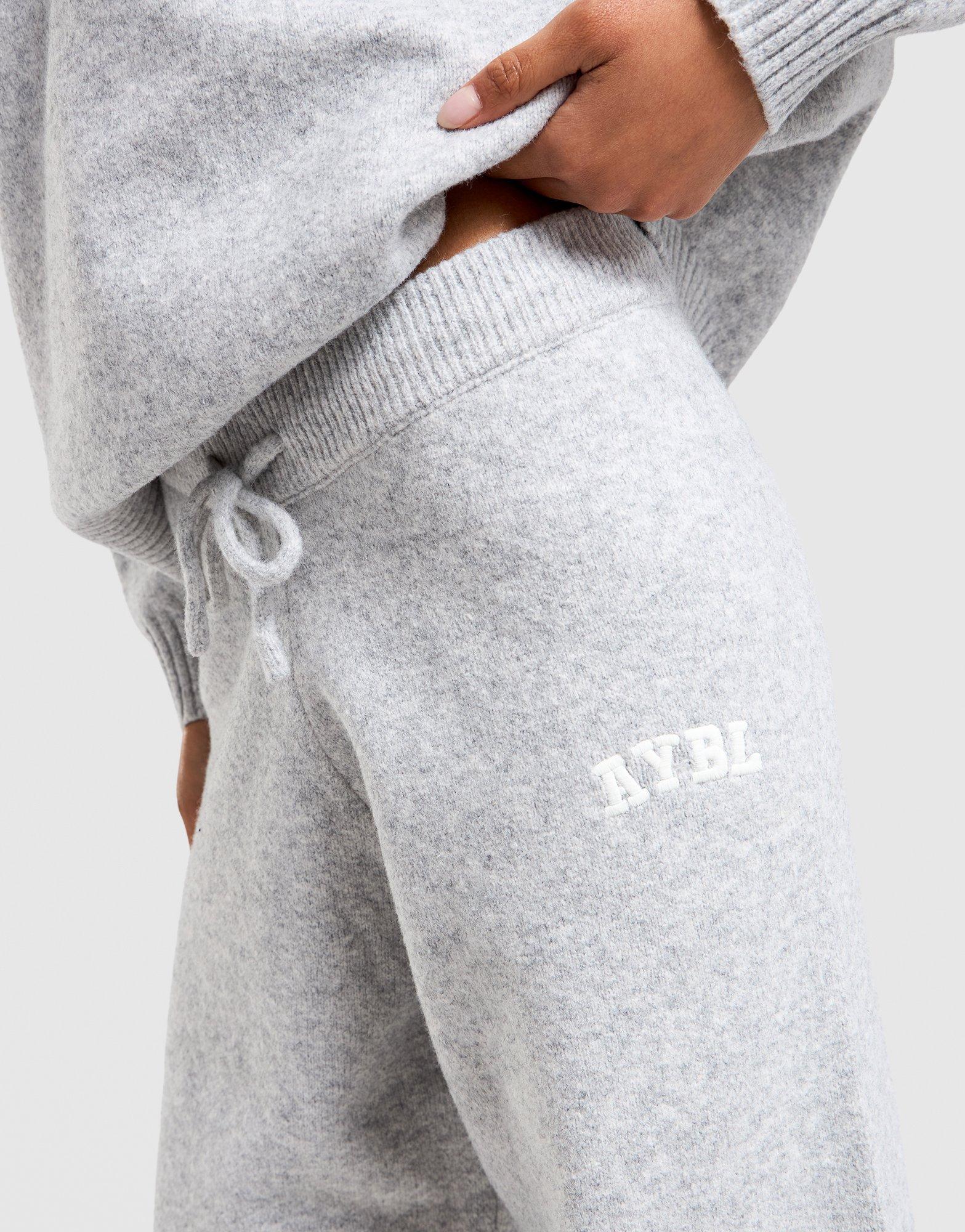 AYBL Varsity Knitted Wide Joggers