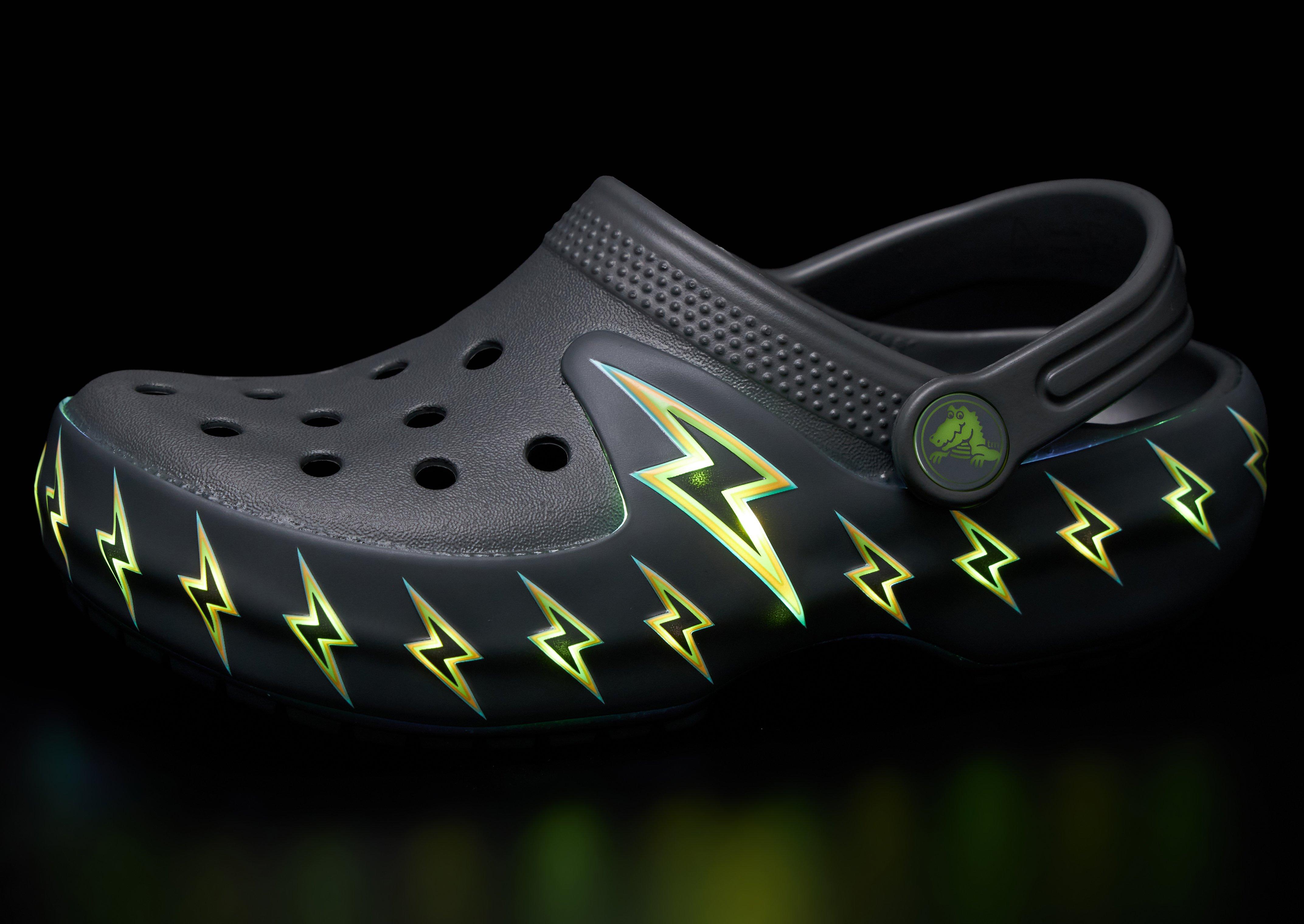 Crocs Classic Clog 'Lightning Bolt Light-Up' Infant's