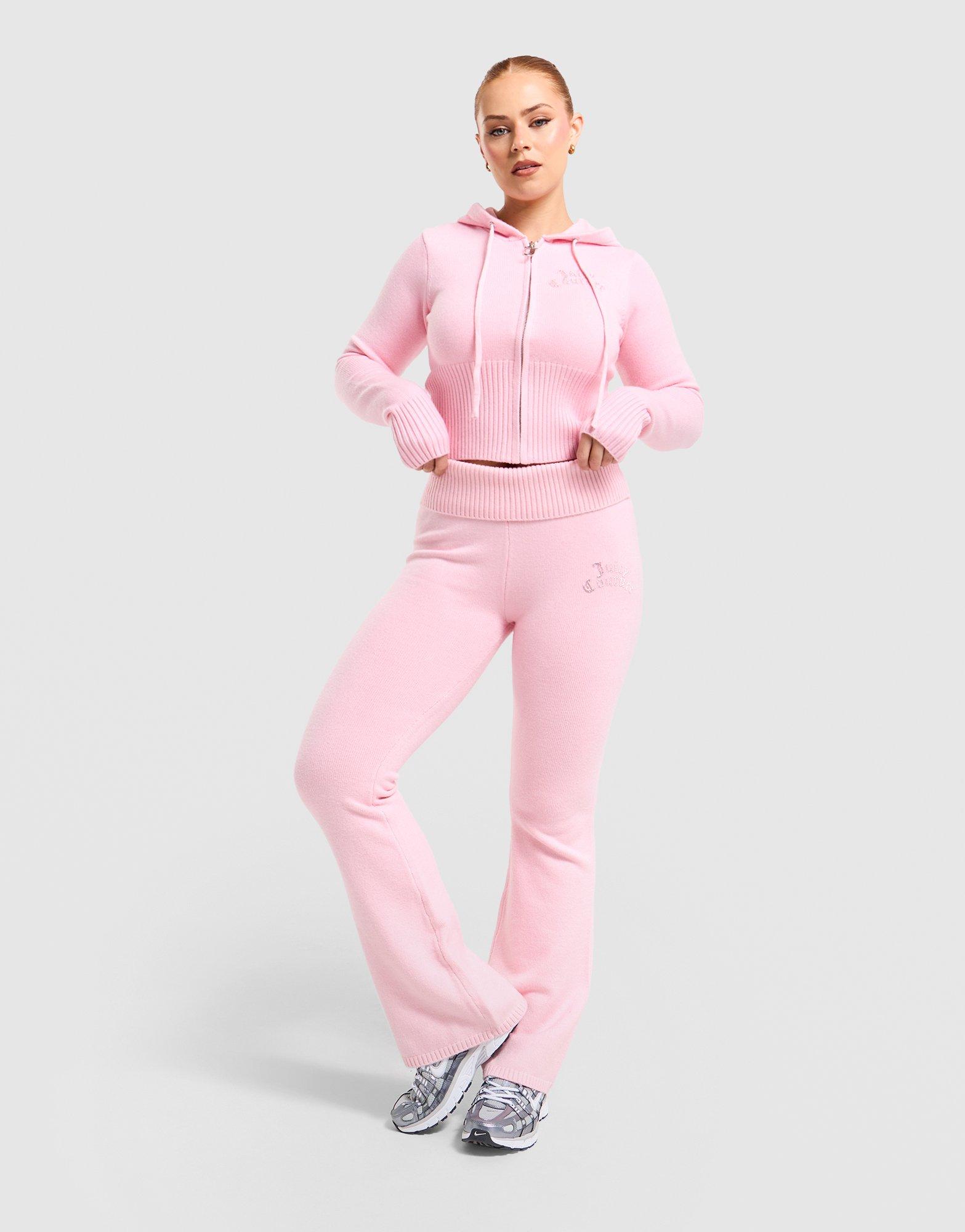 JUICY COUTURE Flared Knit Fold-Down Pants