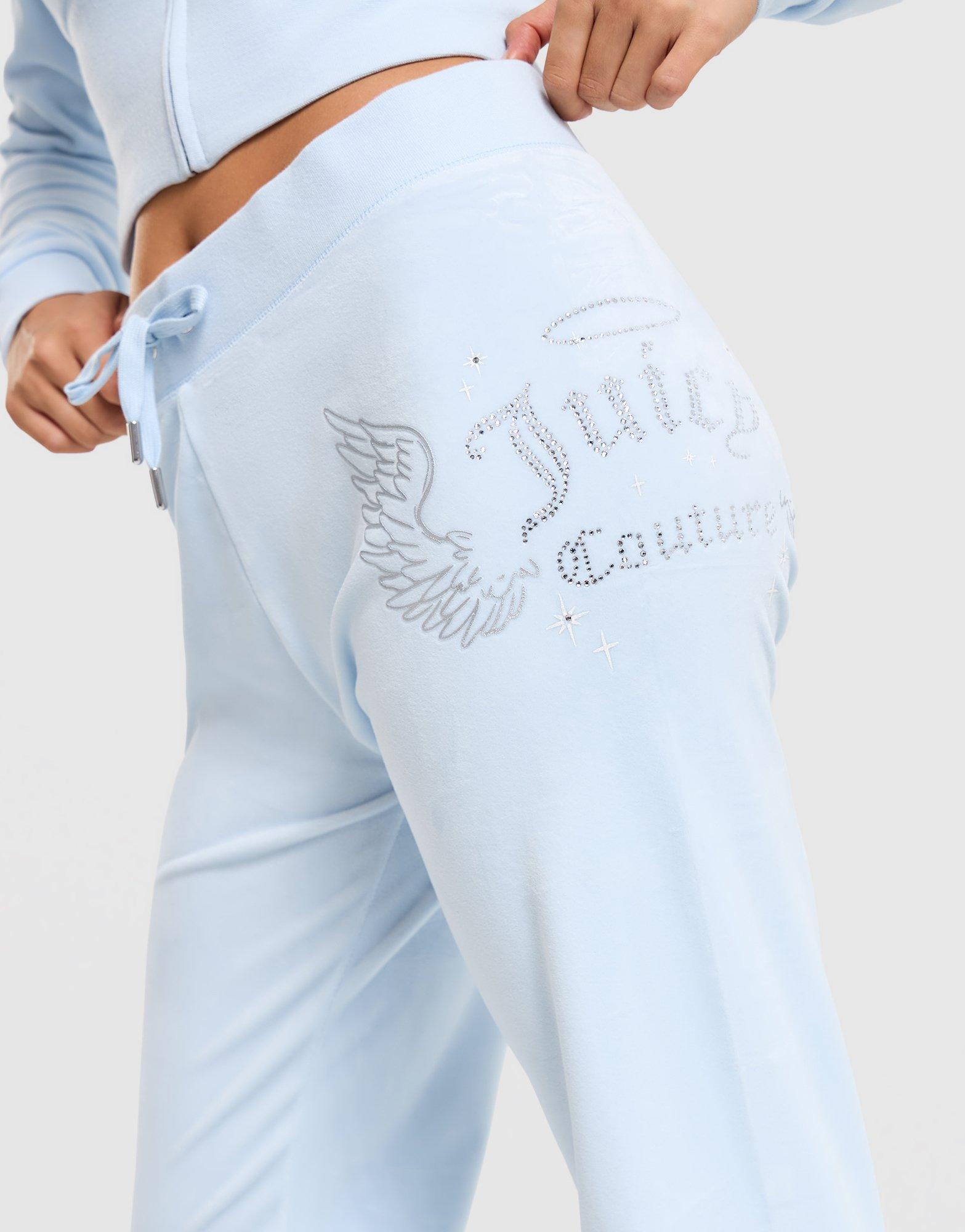 JUICY COUTURE Velour Angel Track Pants