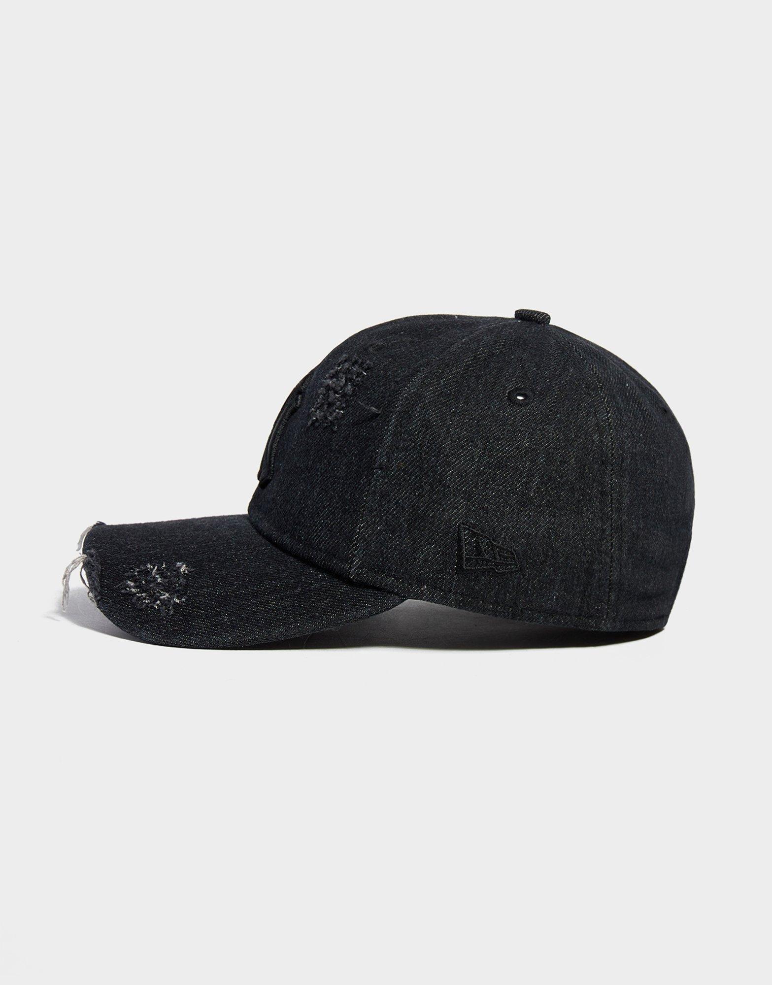 New Era 9TWENTY NY Yankees Denim Destroyed Cap