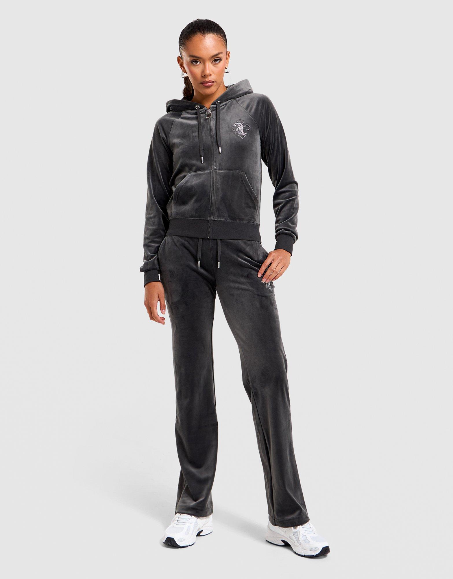 JUICY COUTURE Cross Velour Track Pants