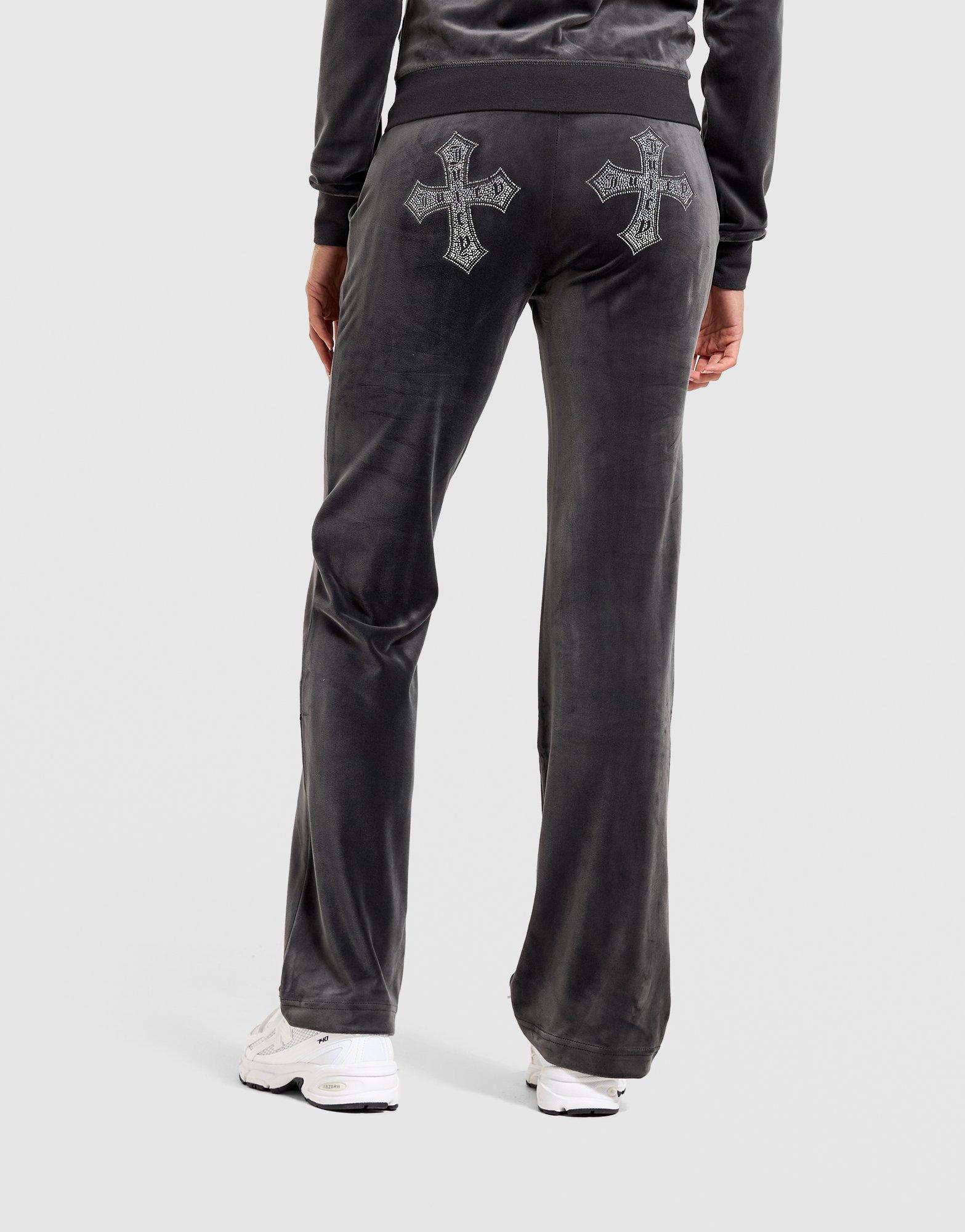 JUICY COUTURE Cross Velour Track Pants