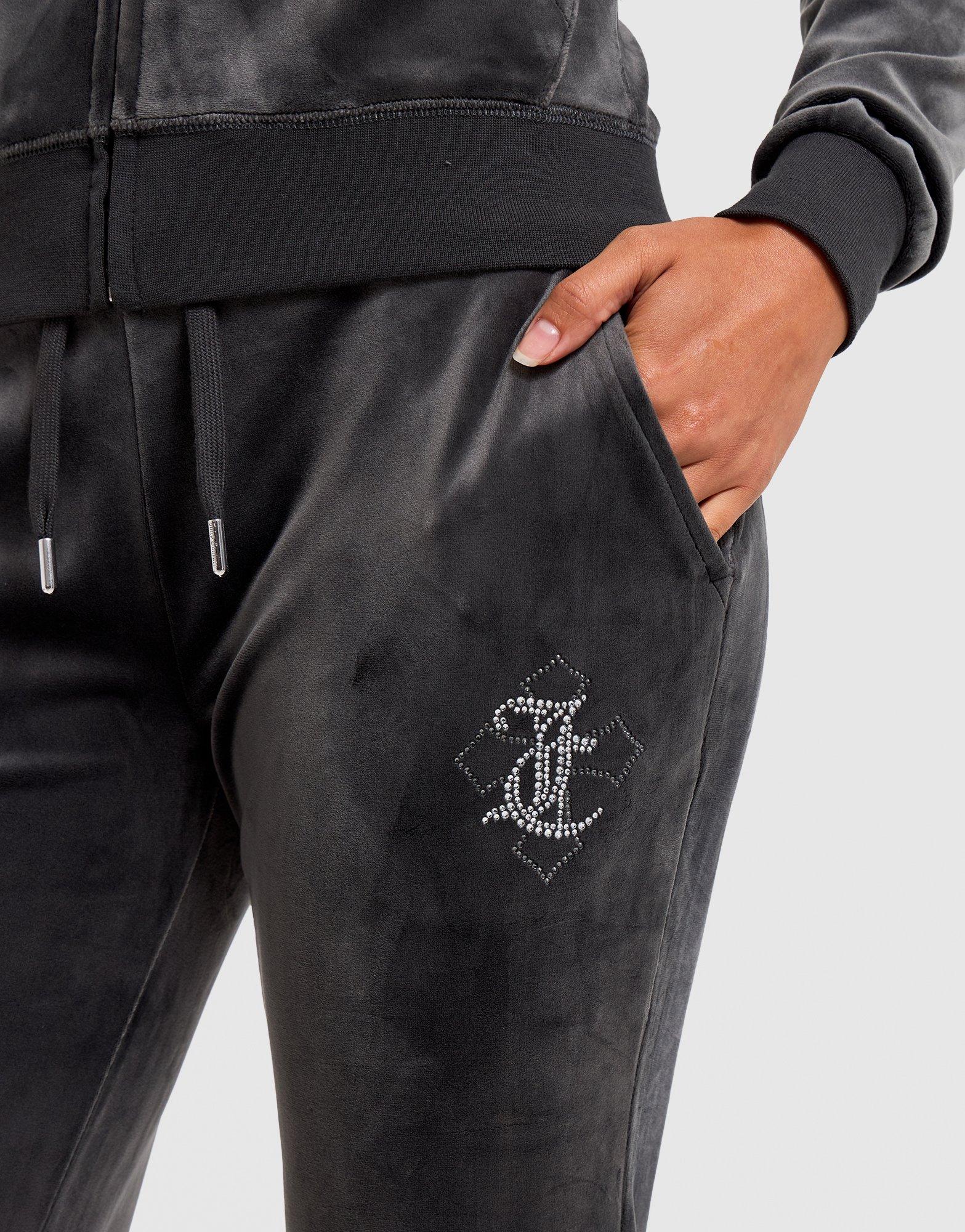 JUICY COUTURE Cross Velour Track Pants