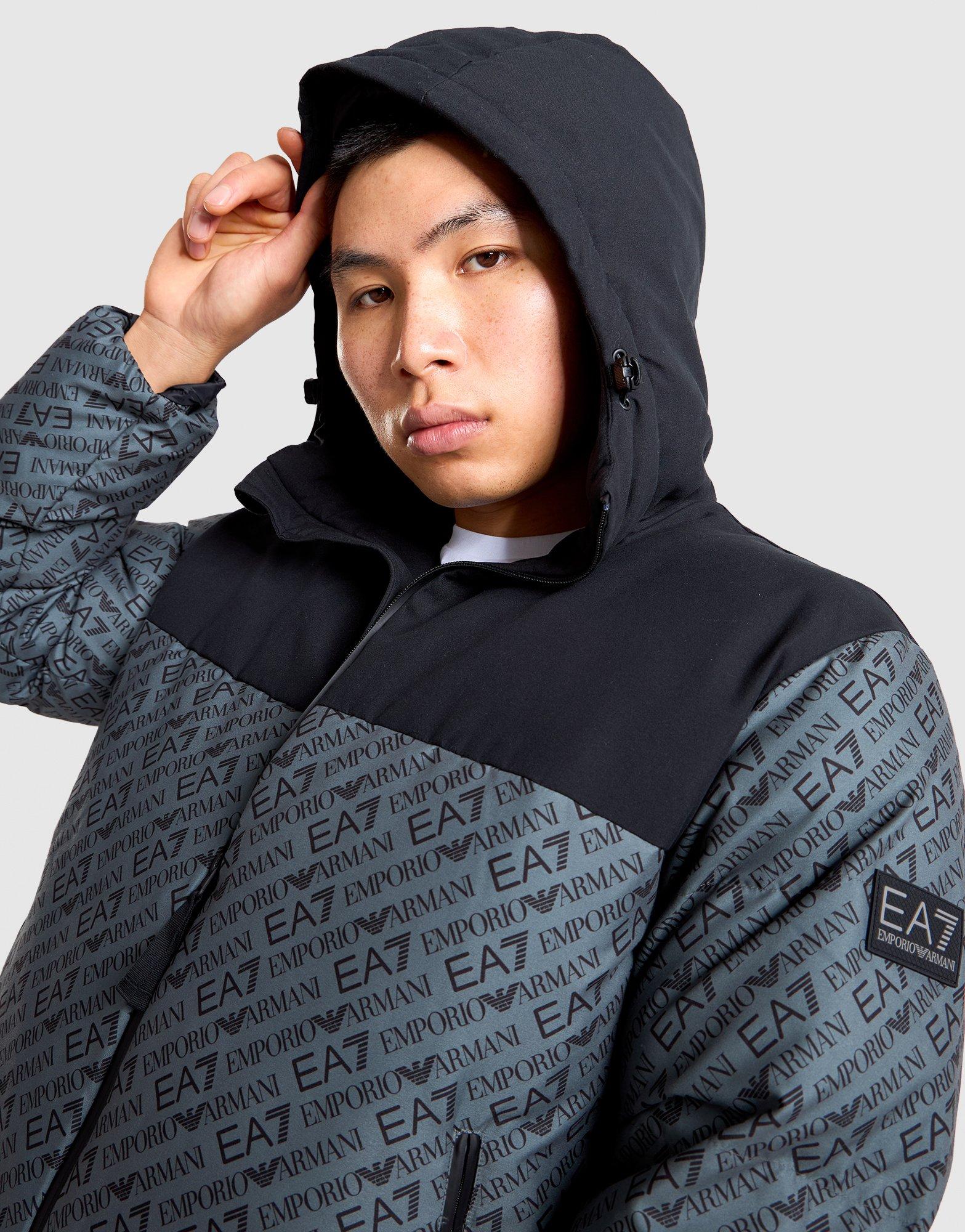 EA7 Padded Hooded Bomber Jacket
