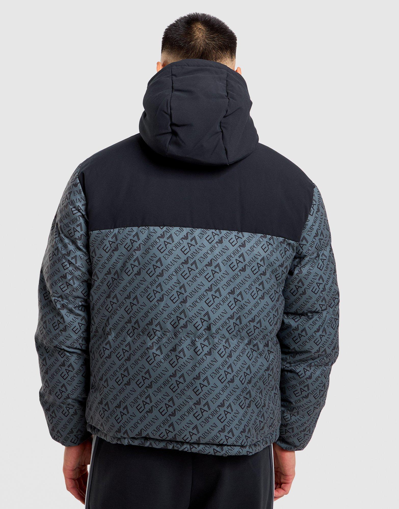 EA7 Padded Hooded Bomber Jacket