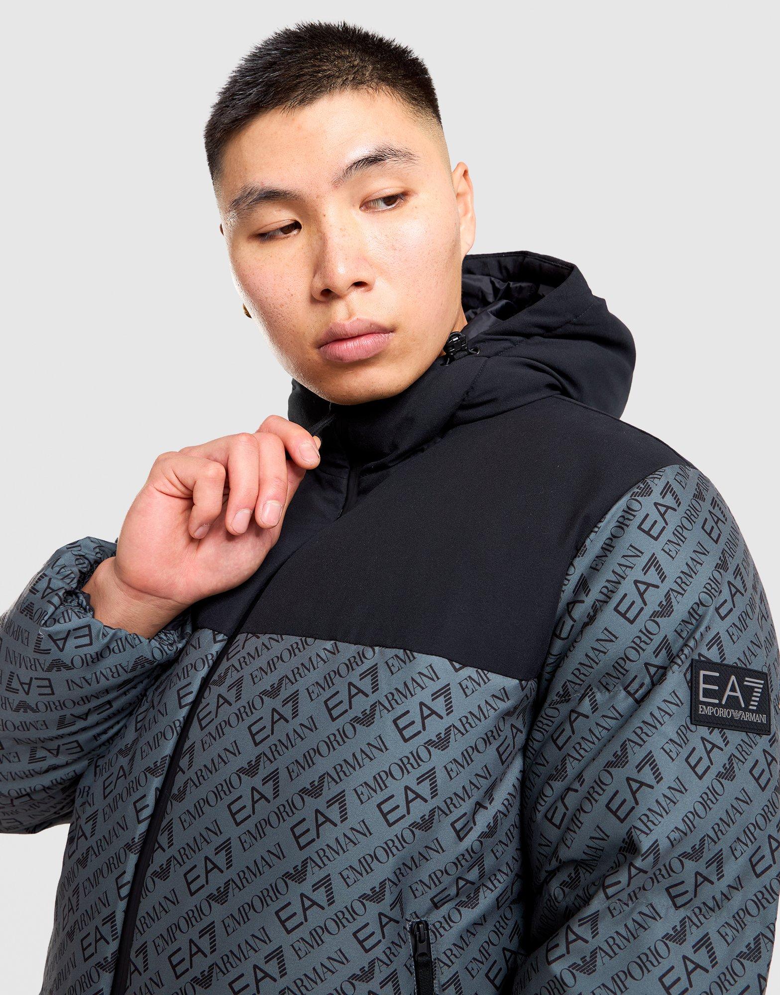 EA7 Padded Hooded Bomber Jacket