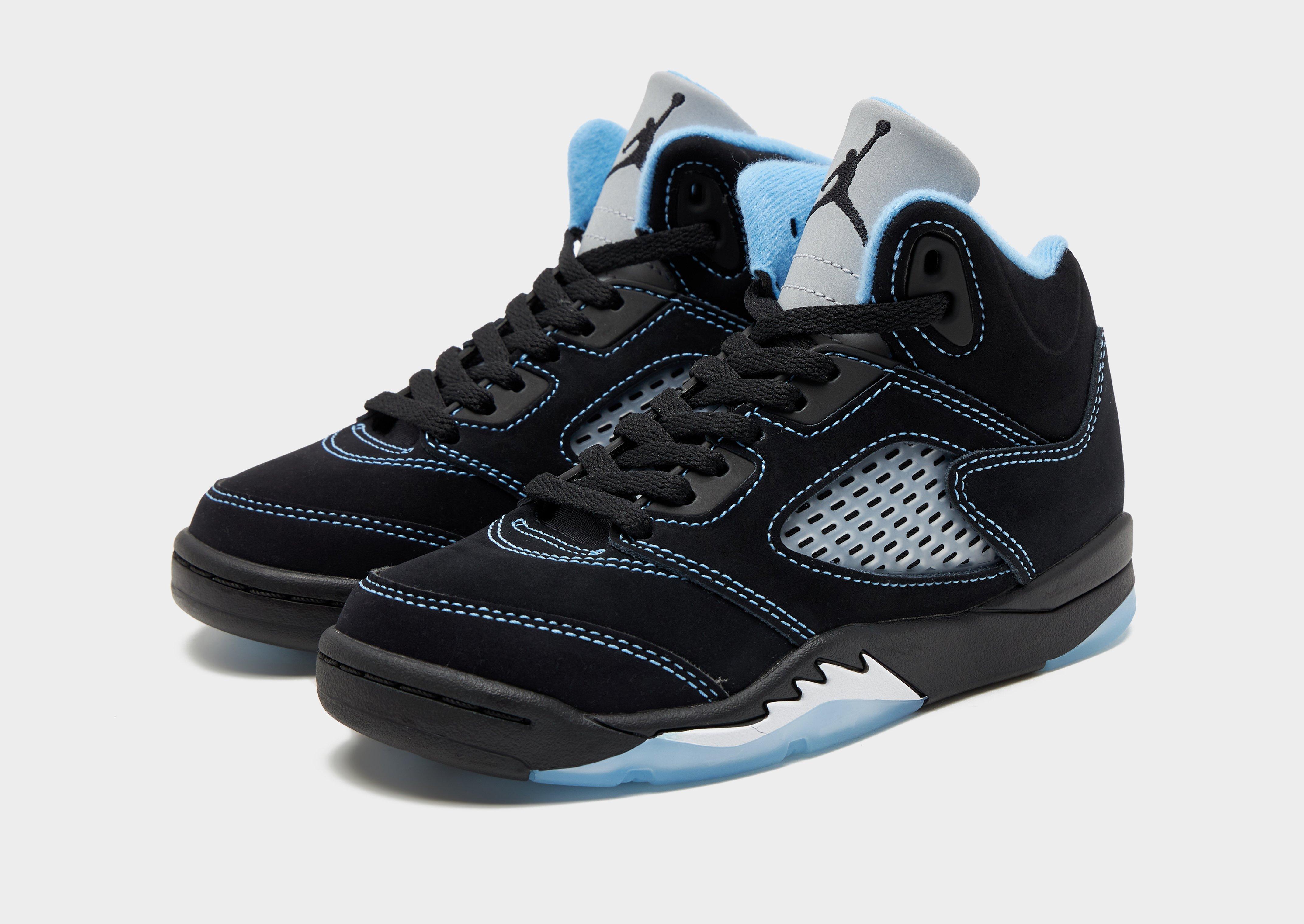 Jordan Air 5 Retro 'Black Carolina' Children's