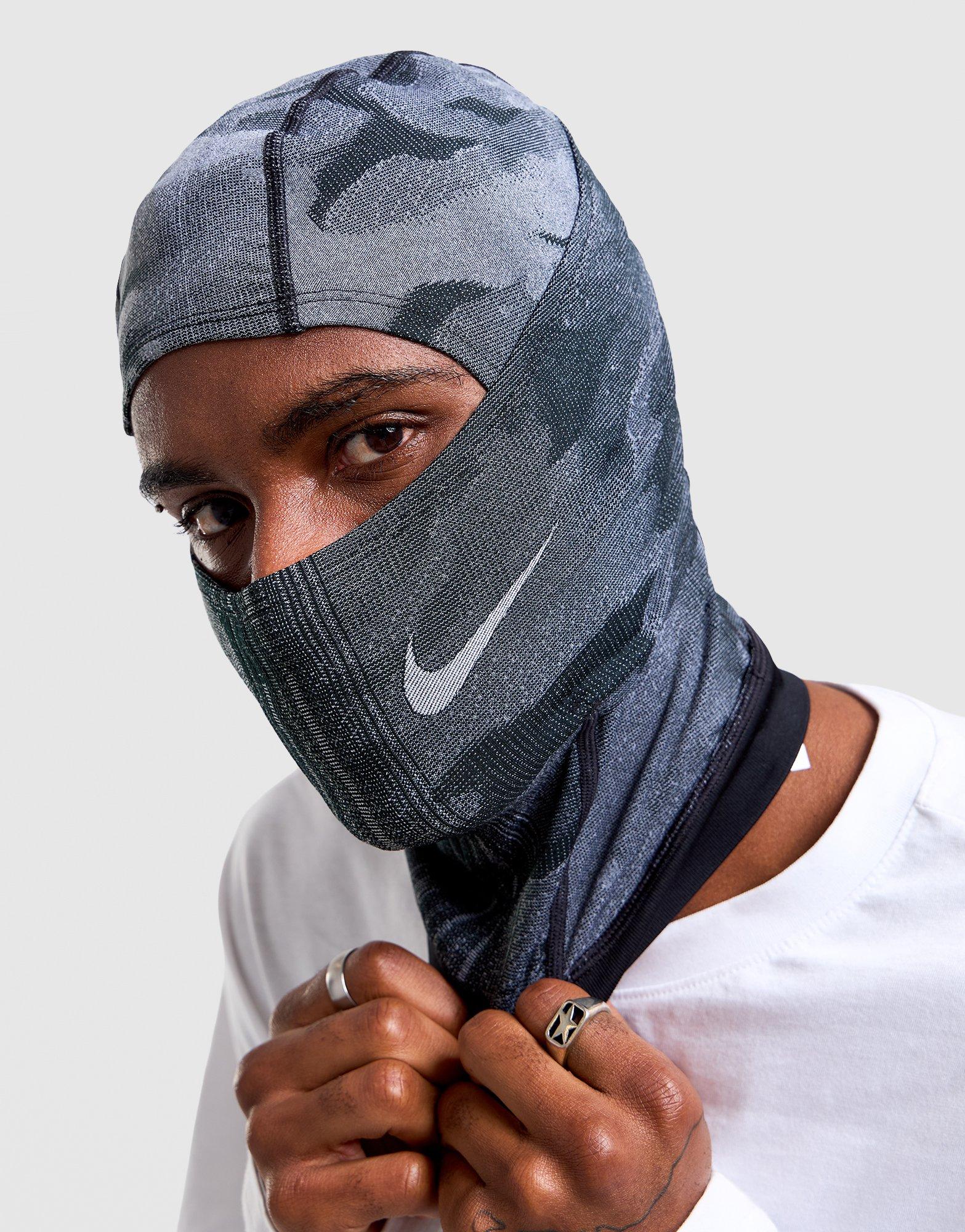 Black Nike Pro Hyperwarm Knit Balaclava Hood - JD Sports Australia