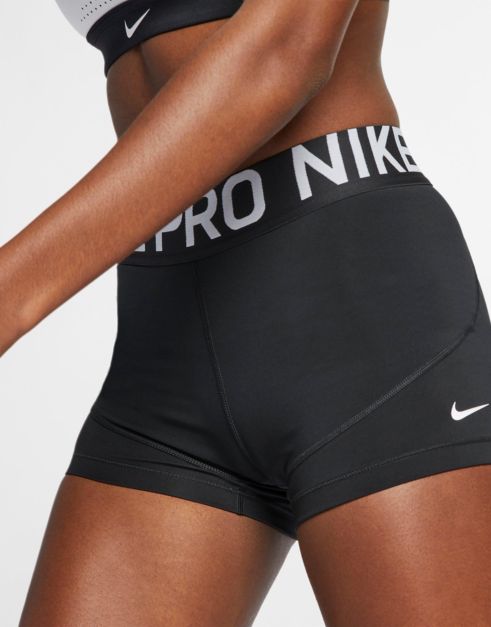 nike pro women's 3 training shorts