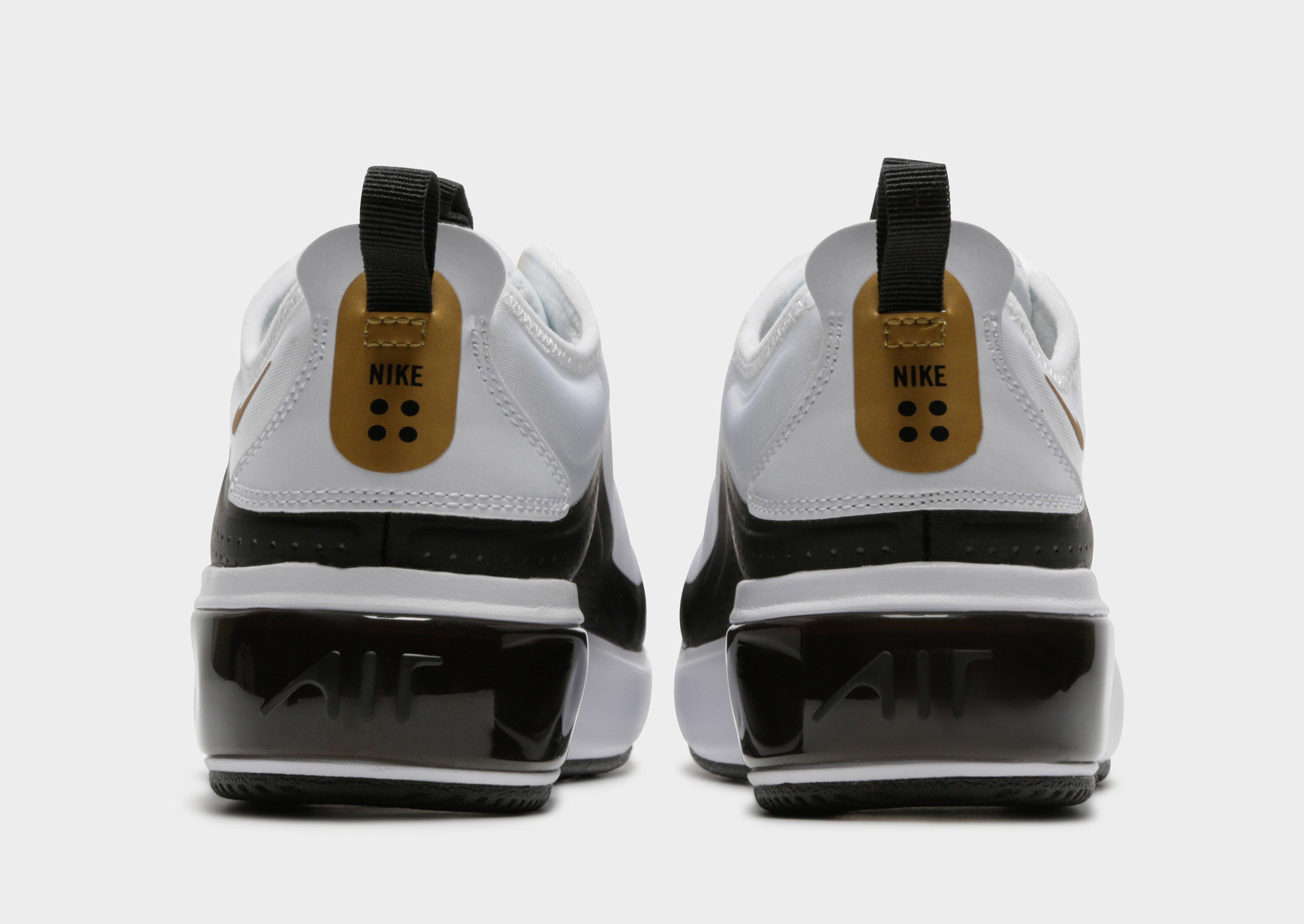 nike black air max dia gel trainers