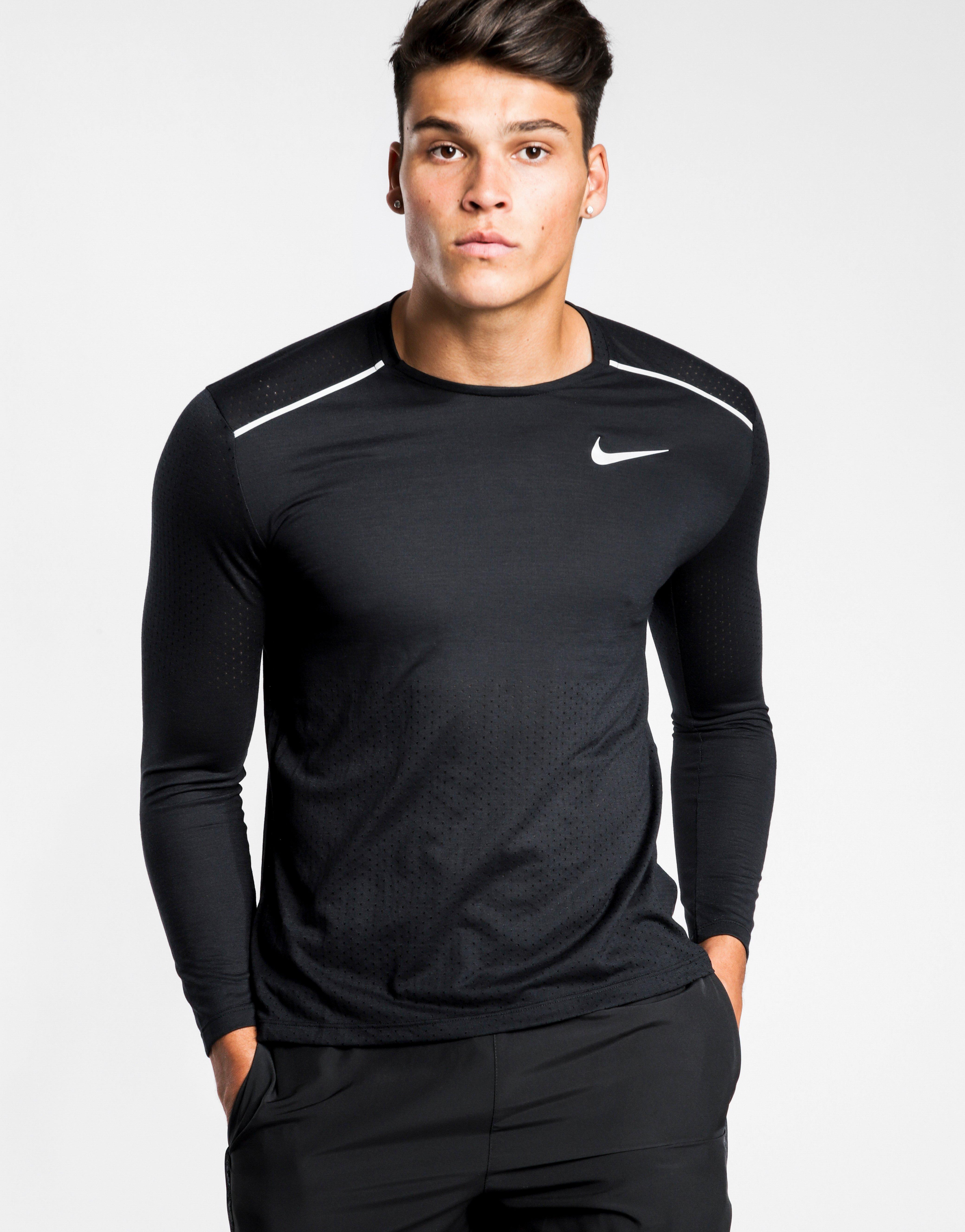 nike rise 365 men's long-sleeve running top