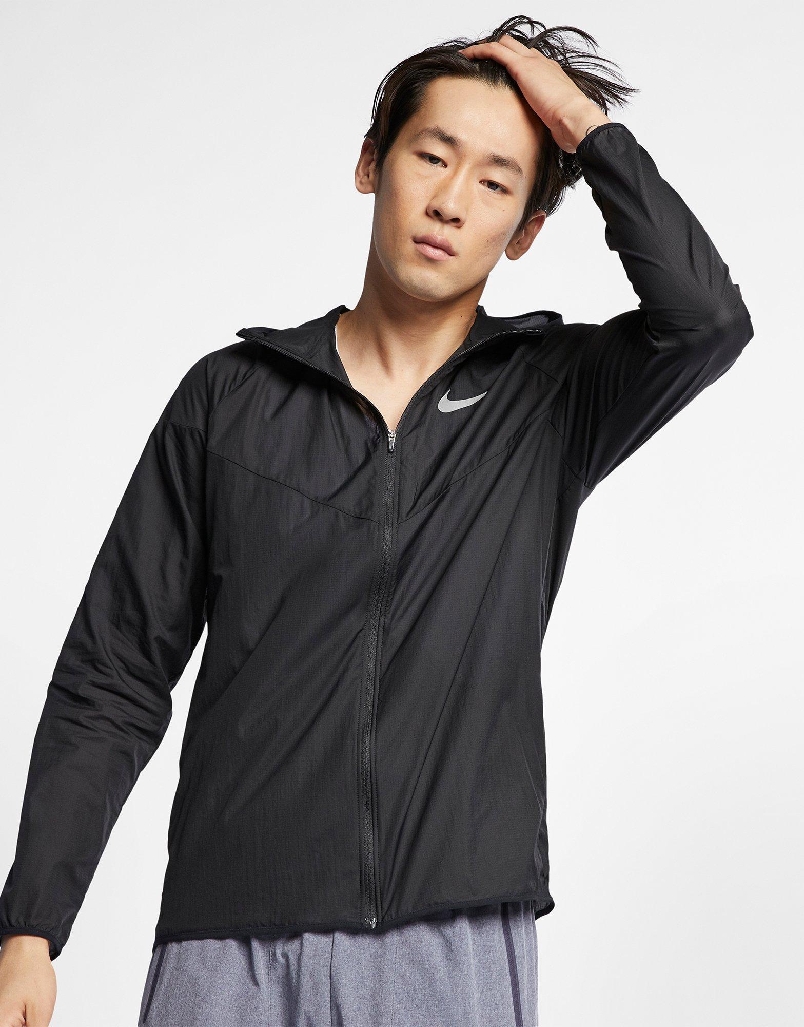 all black nike windbreaker mens