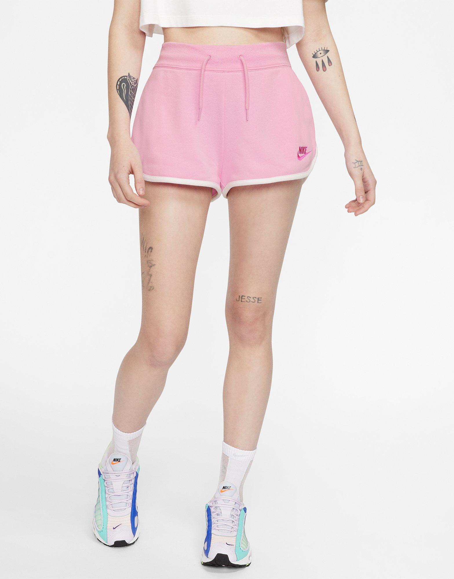 womens fleece nike shorts