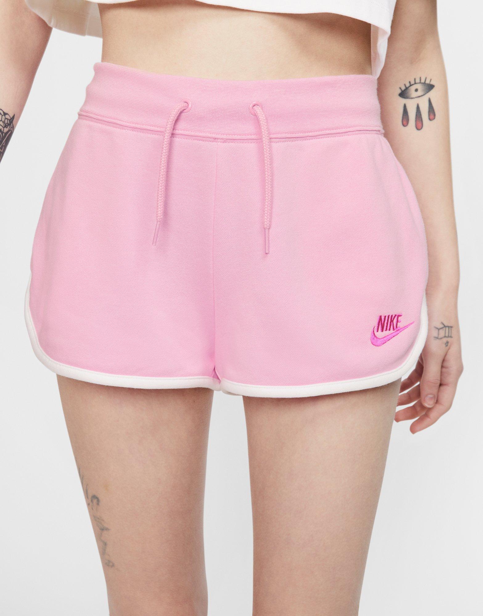 women's nike sportswear heritage fleece shorts