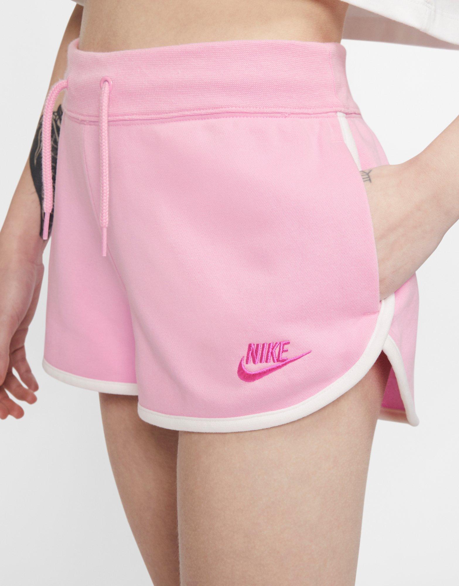women's nike sportswear heritage fleece shorts