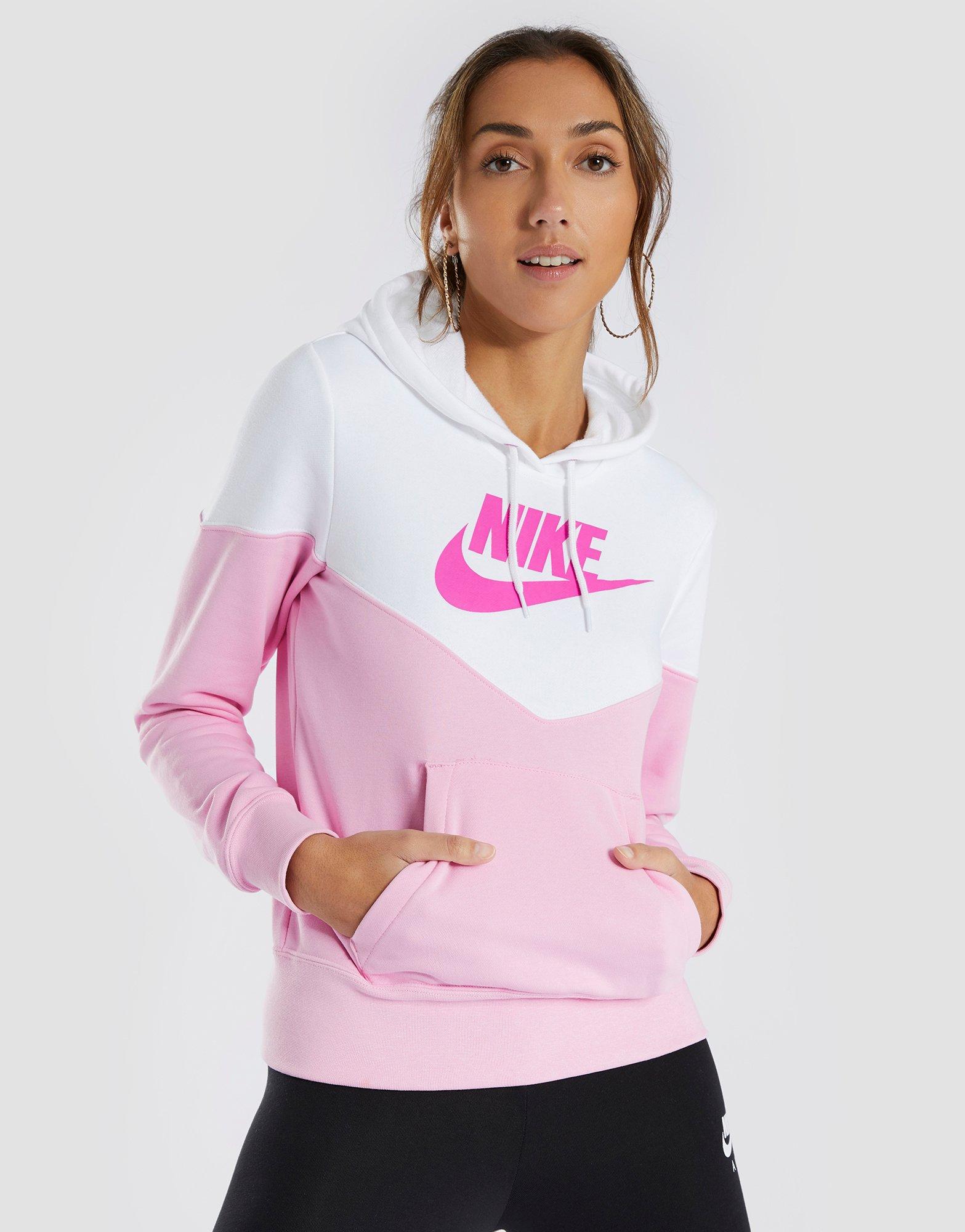 nike heritage logo overhead hoodie