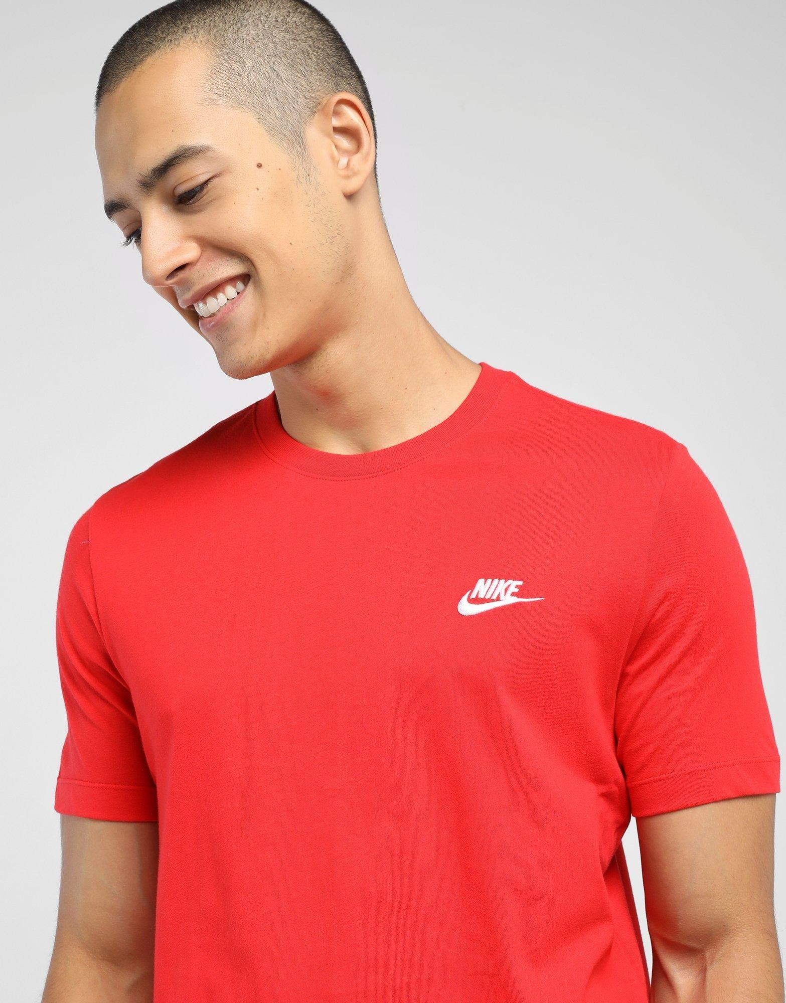 Red nike t on sale shirt