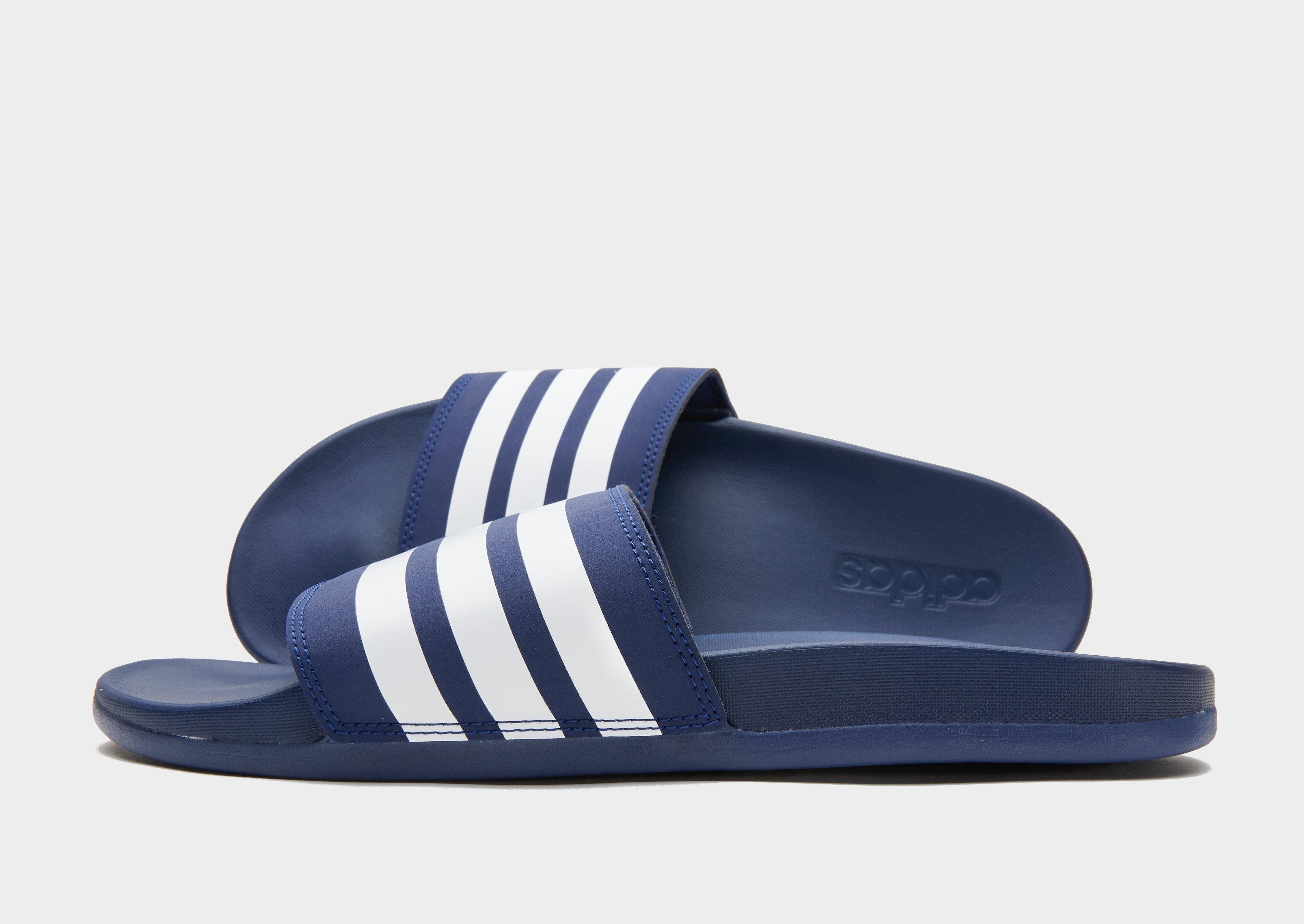 adidas slides tan