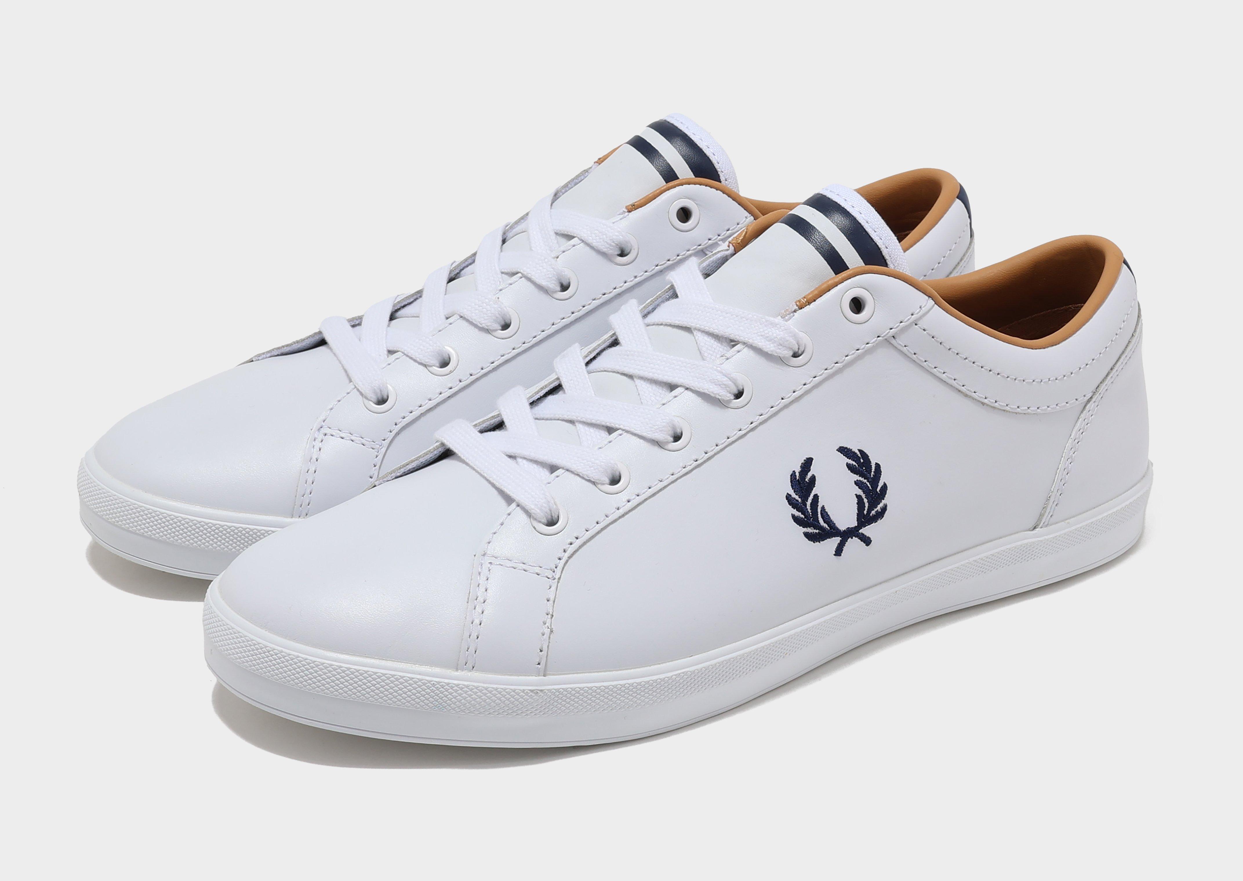 Fred perry sale baseline leather trainers