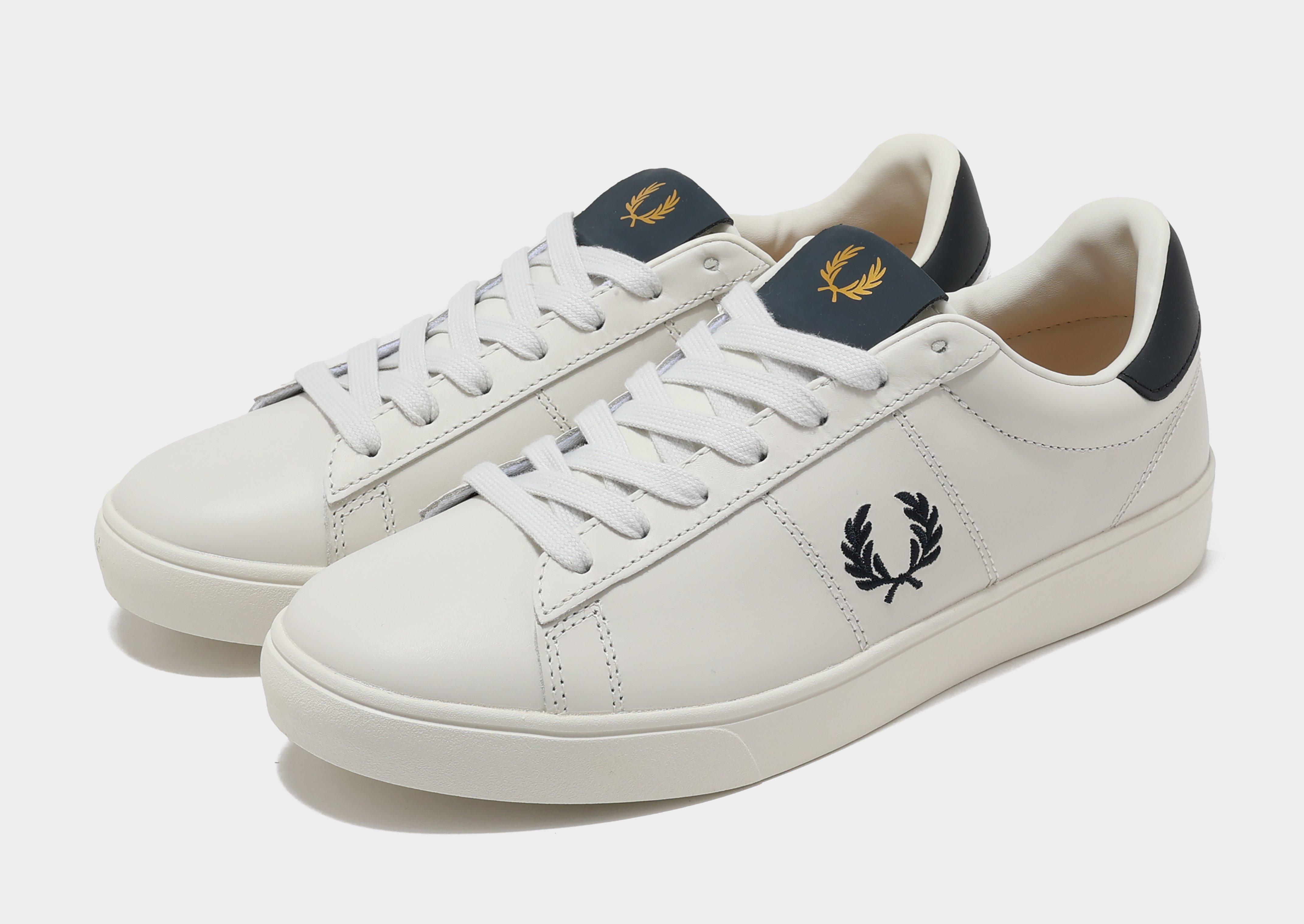 Fred perry sale white leather