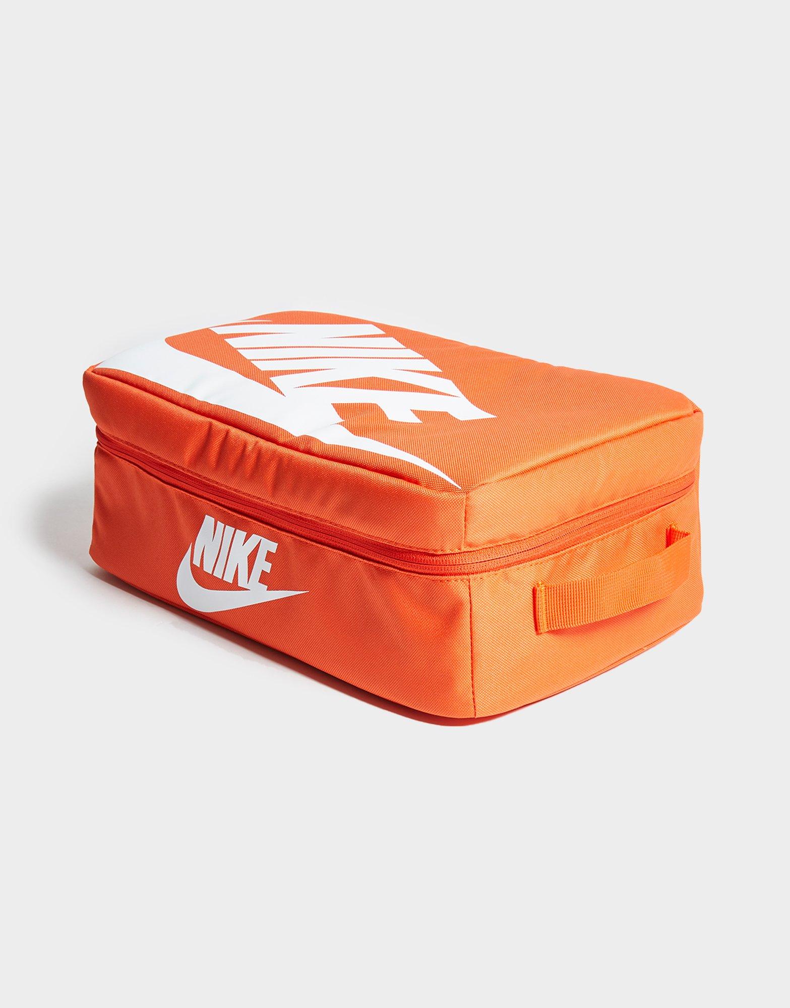nike shoe box bag orange