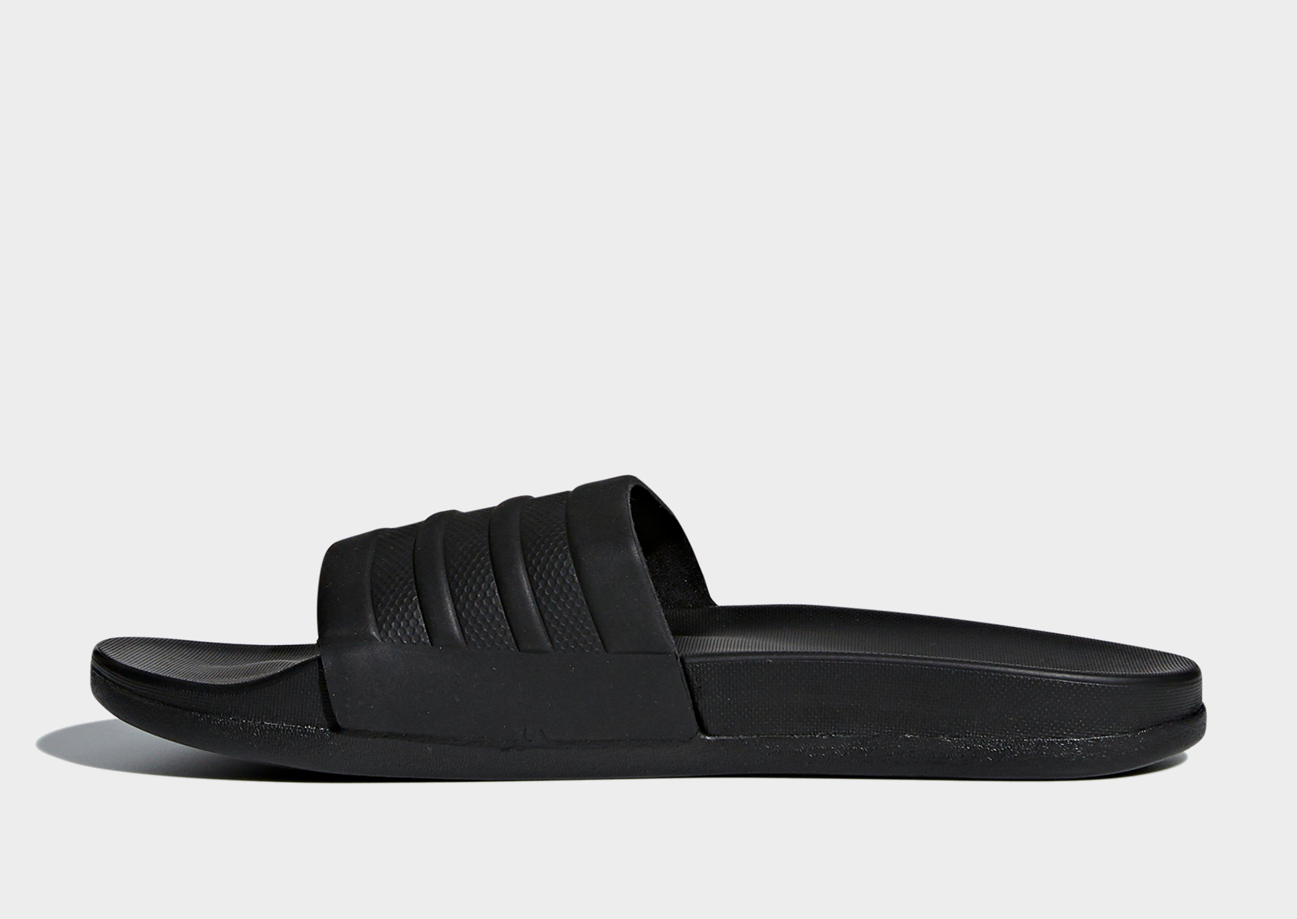 adilette cloudfoam plus mono slides review