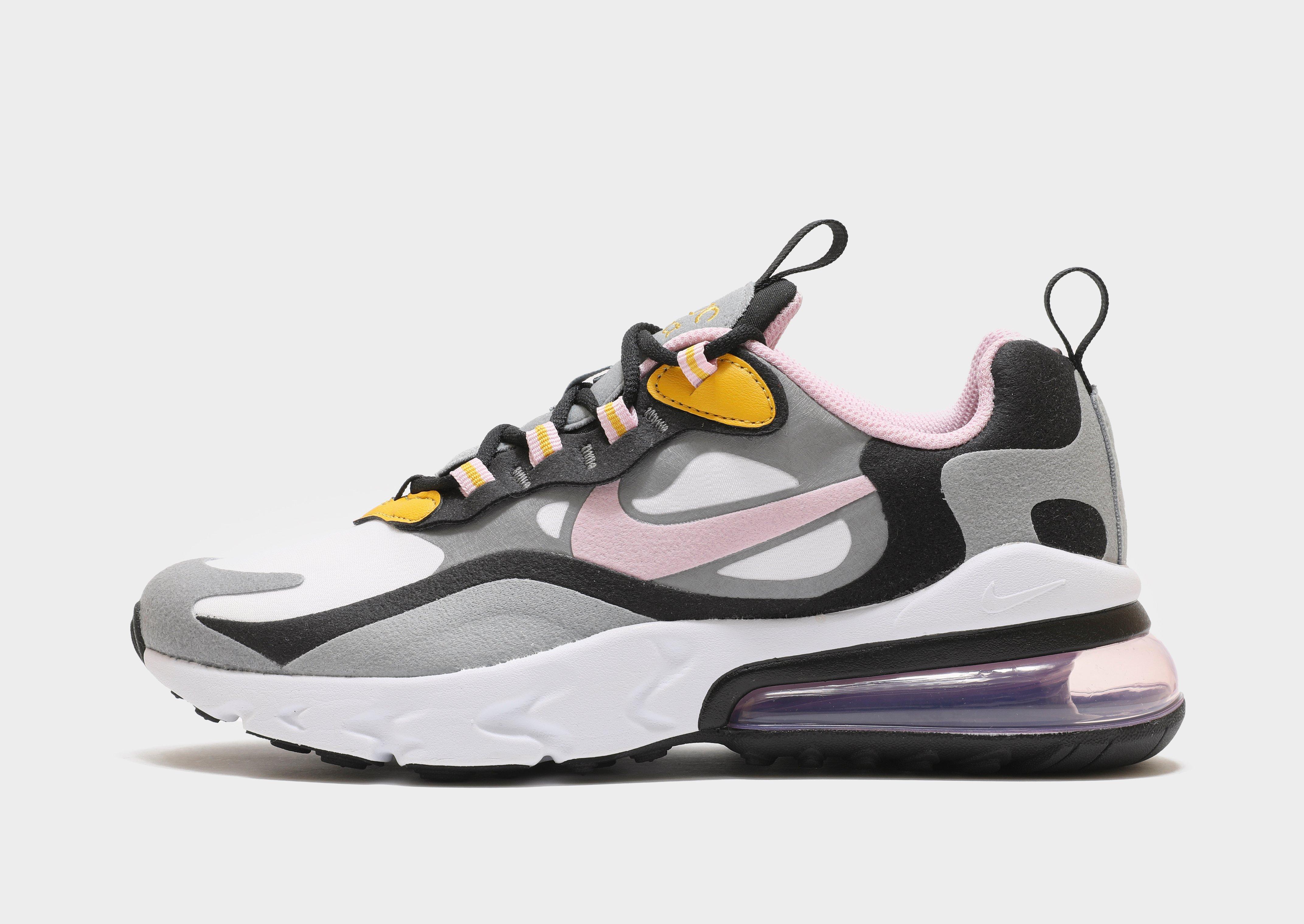 Grey Nike Air Max 270 React Junior | JD 