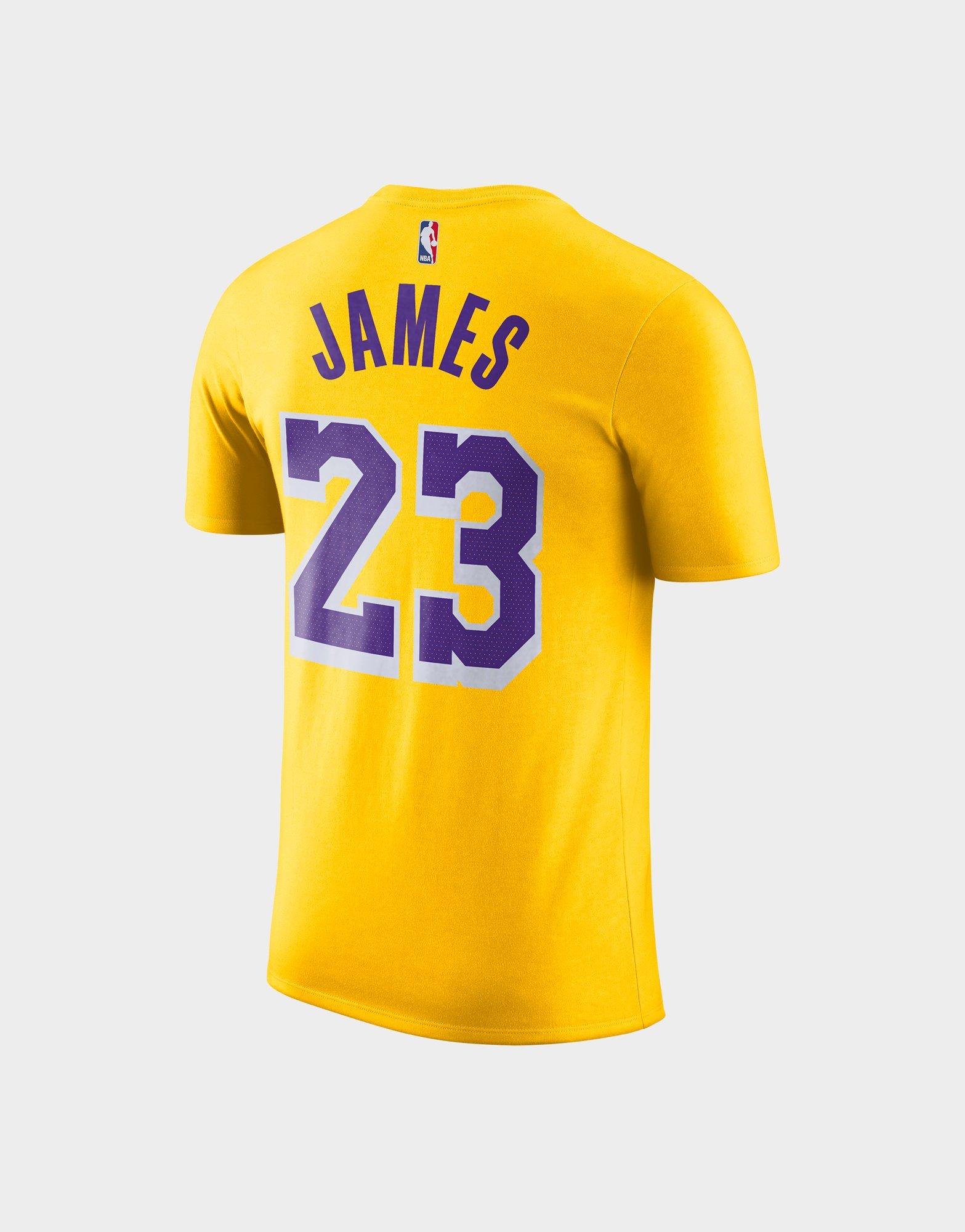 nike lebron lakers t shirt