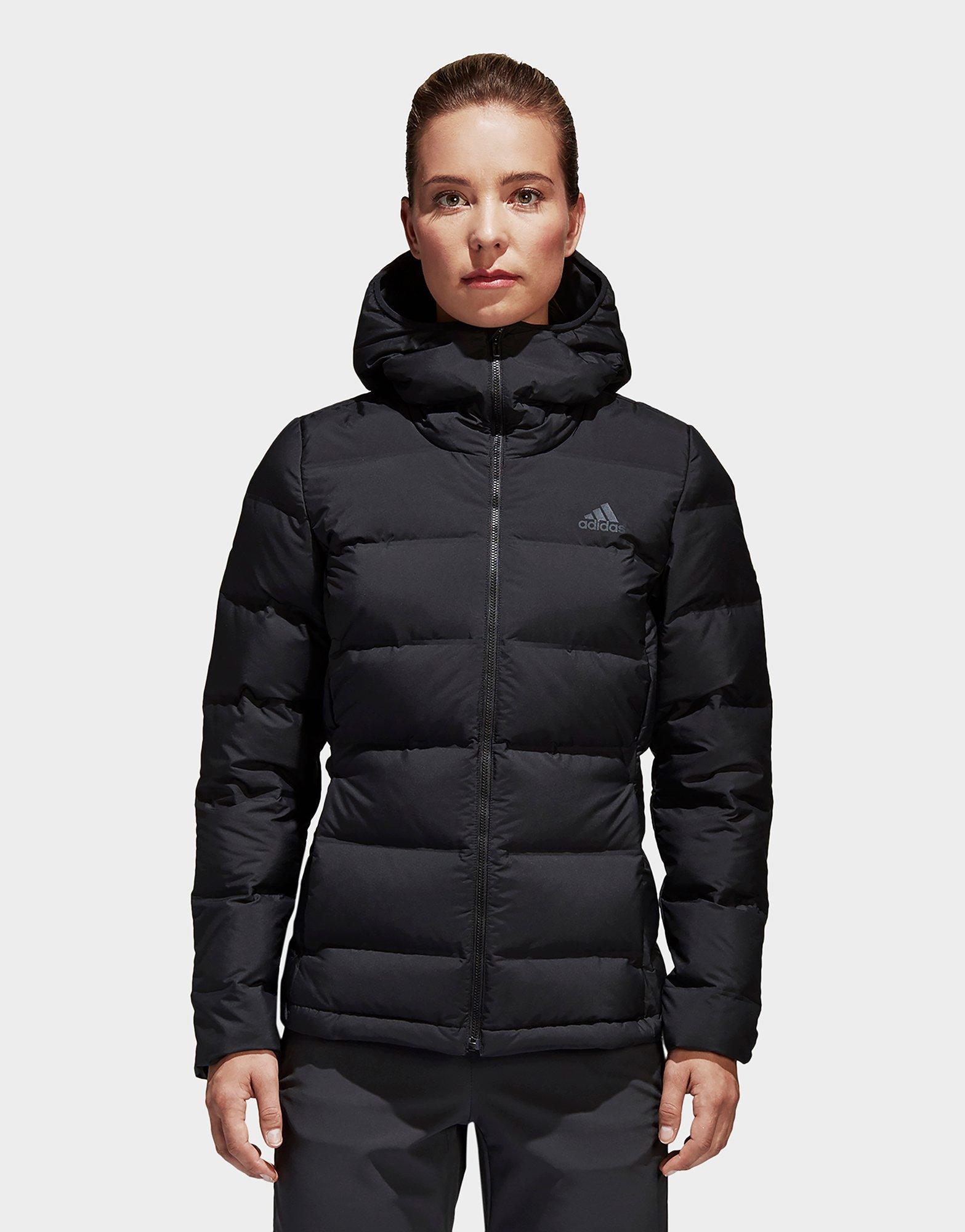 adidas performance helionic hooded down jacket