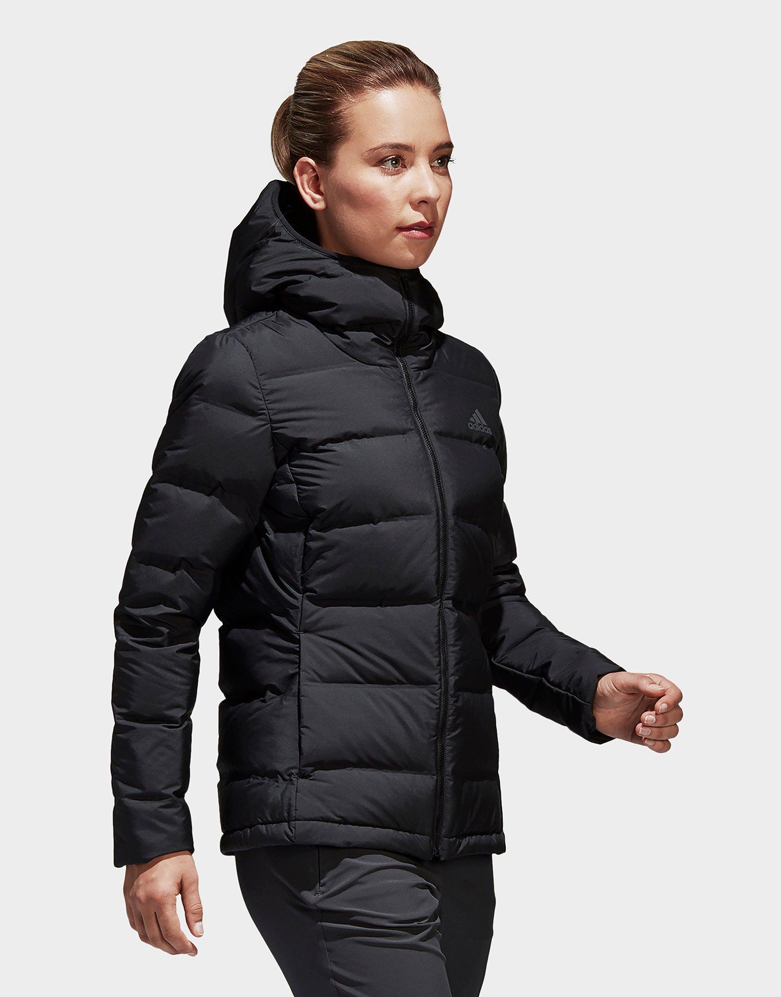 adidas performance helionic hooded down jacket