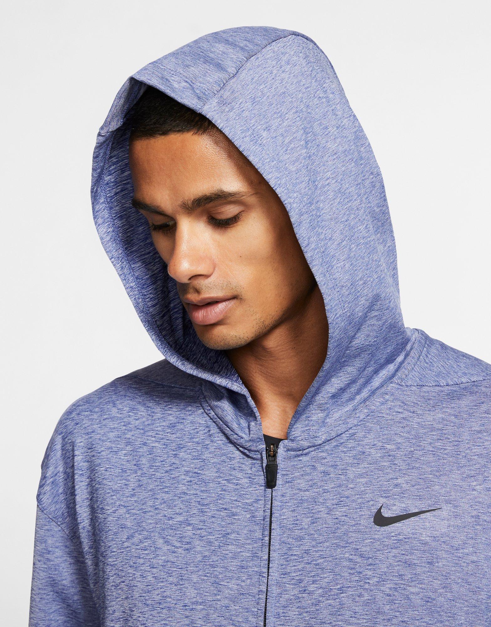 nike men's dry zip training hoodie