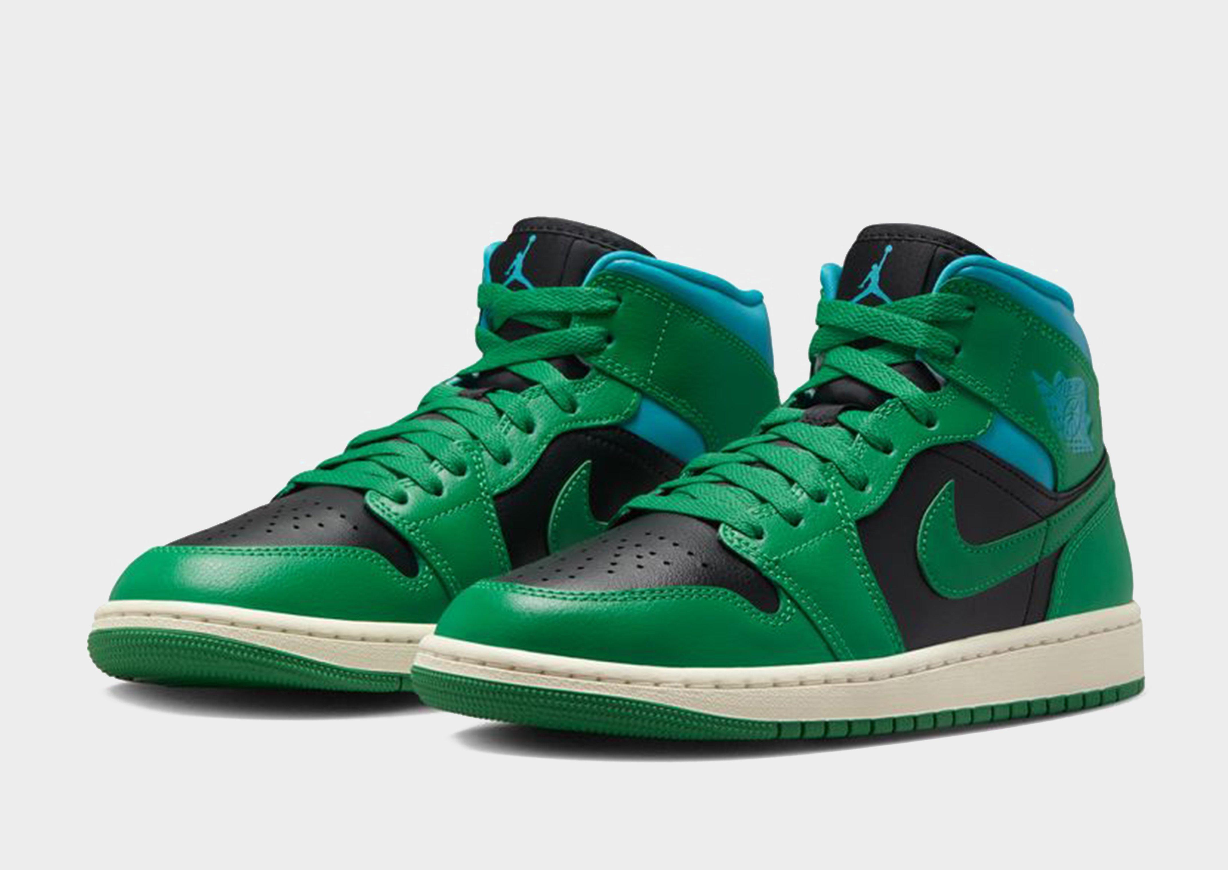 women's jordans green