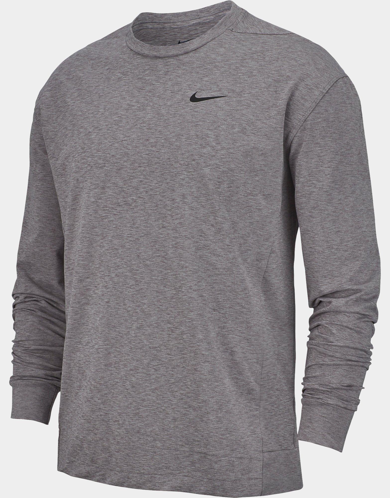 nike dri fit long sleeve black