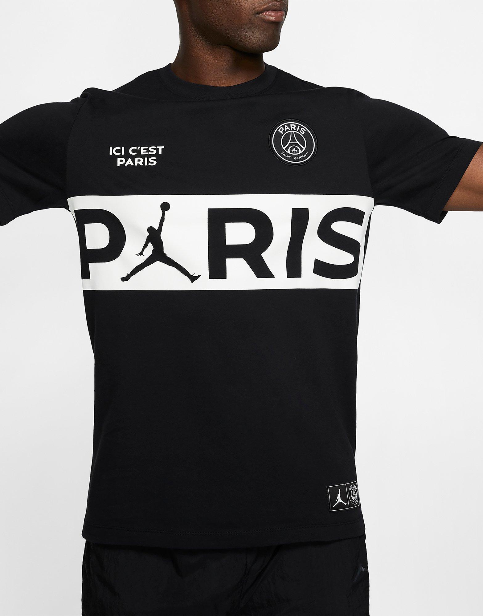 psg x jordan t shirt