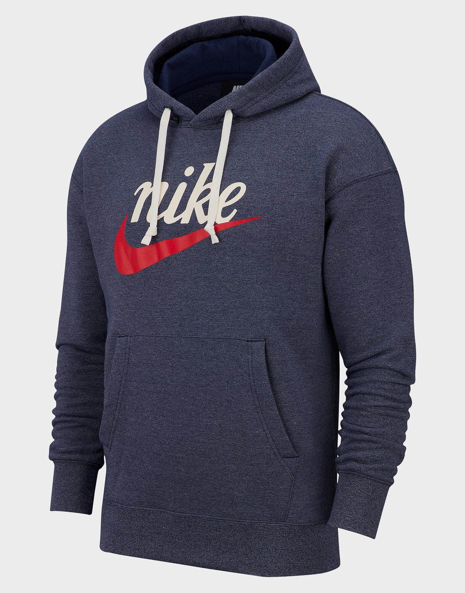 nike sportswear heritage pullover hoodie