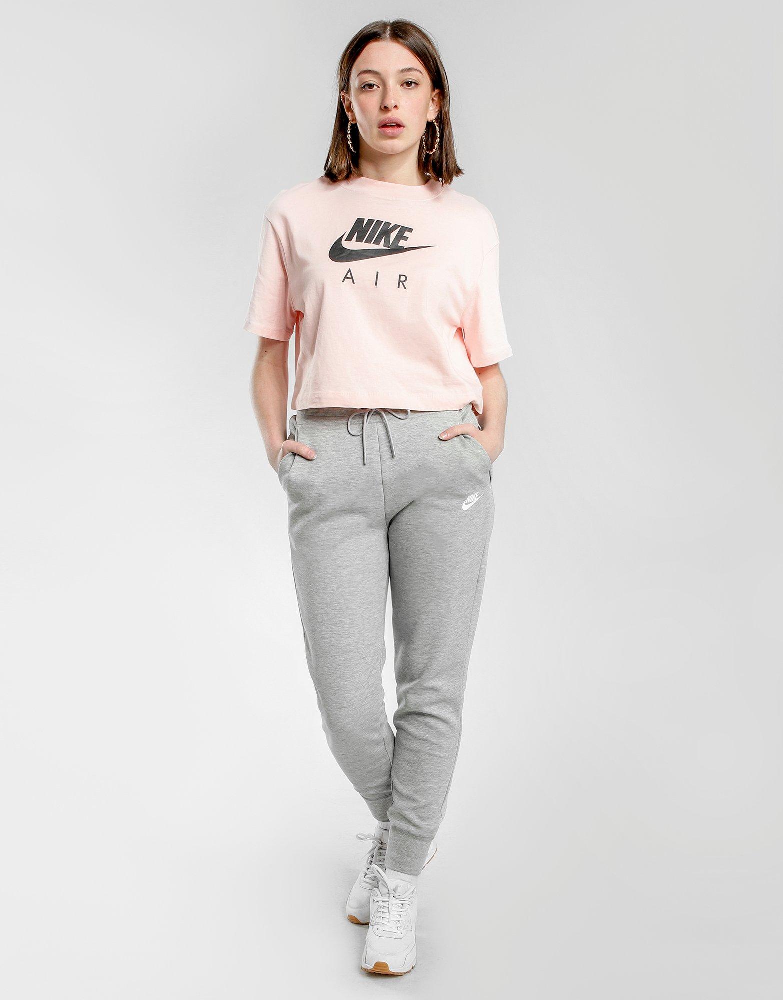 pink nike track pants