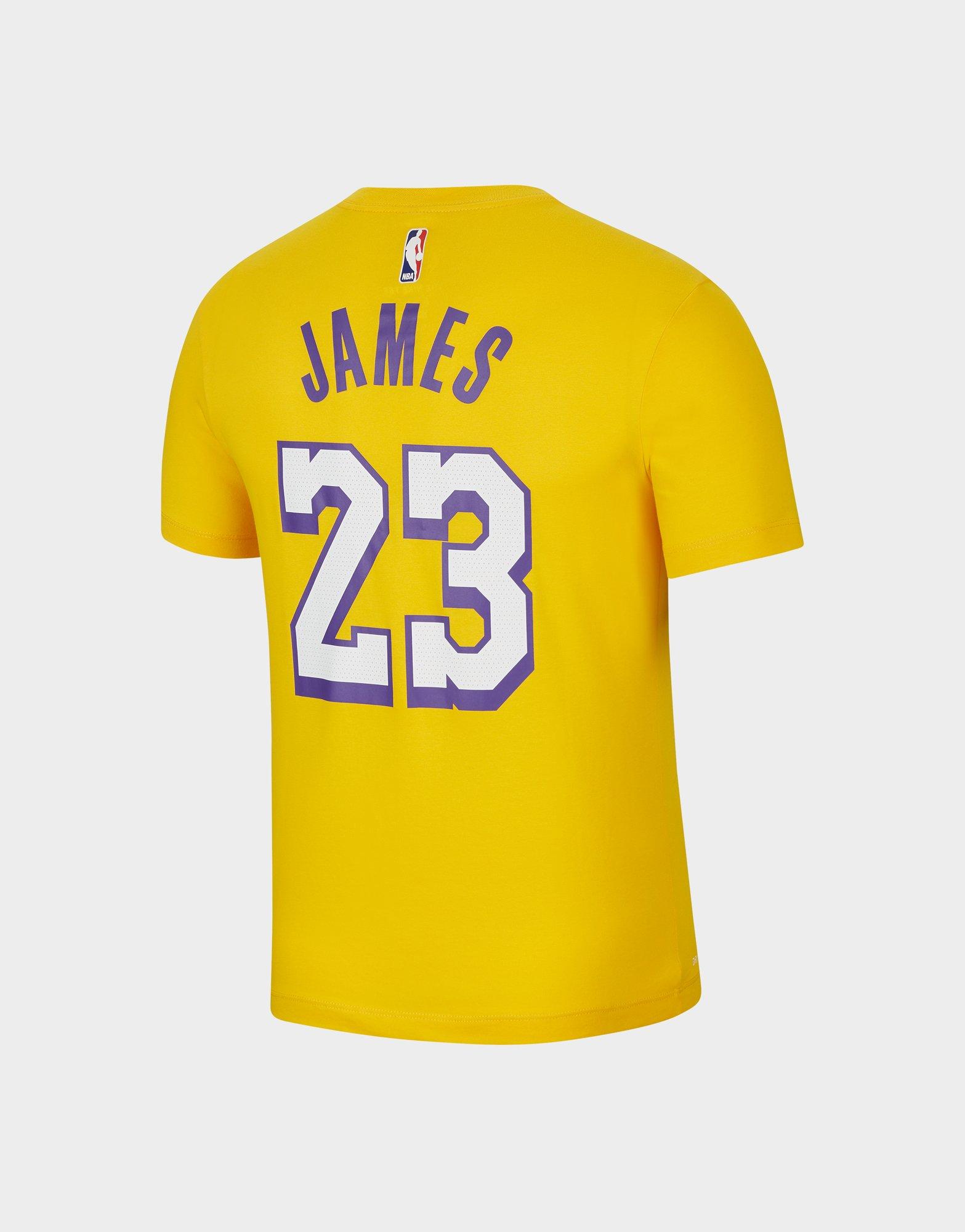 men's nike lebron james lakers jersey